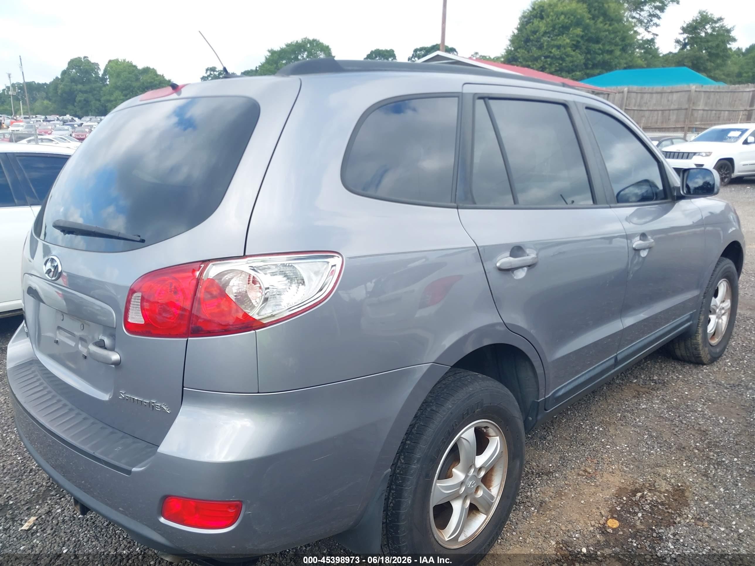 2008 Hyundai Santa Fe Gls Gray vin: 5NMSG13D68H196837