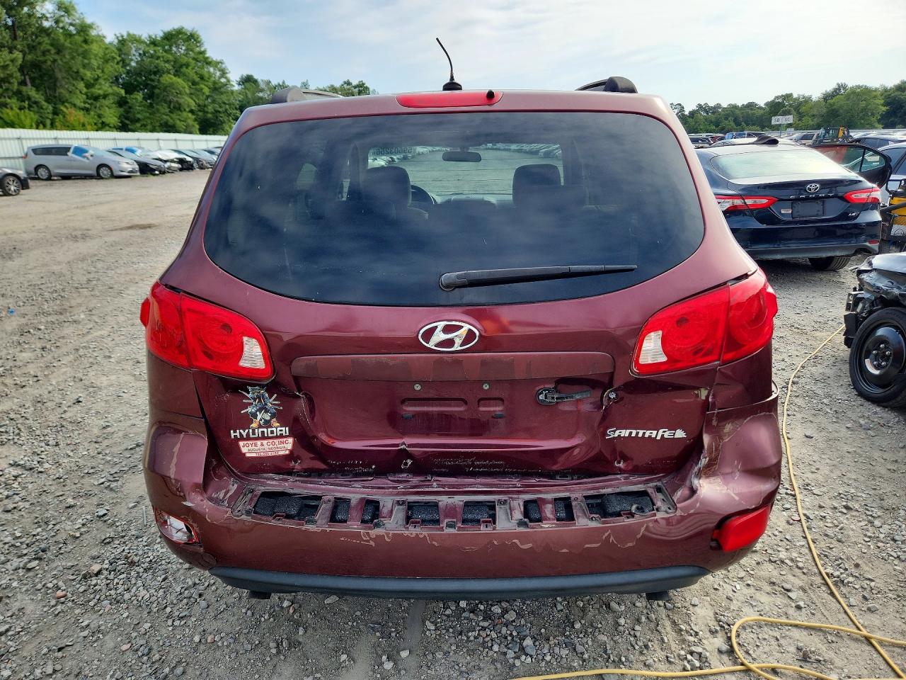 2008 Hyundai Santa Fe Gls Maroon vin: 5NMSG13D68H209926