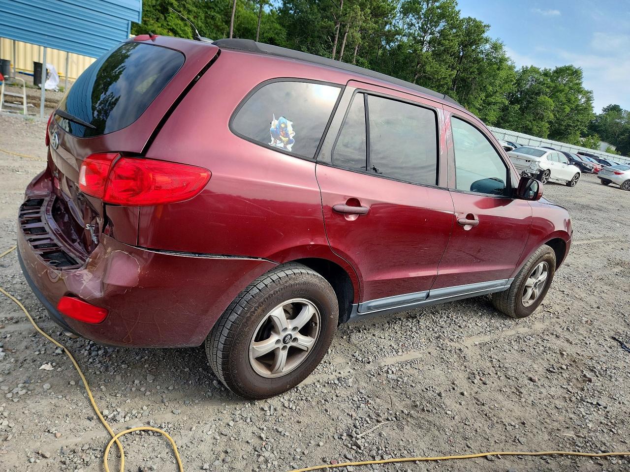 2008 Hyundai Santa Fe Gls Maroon vin: 5NMSG13D68H209926