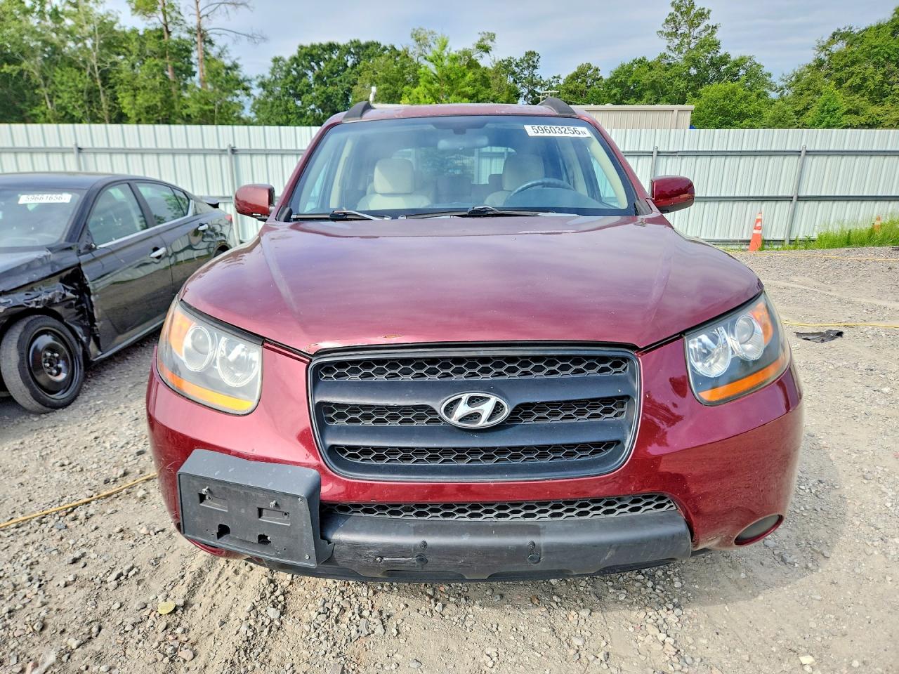 2008 Hyundai Santa Fe Gls Maroon vin: 5NMSG13D68H209926