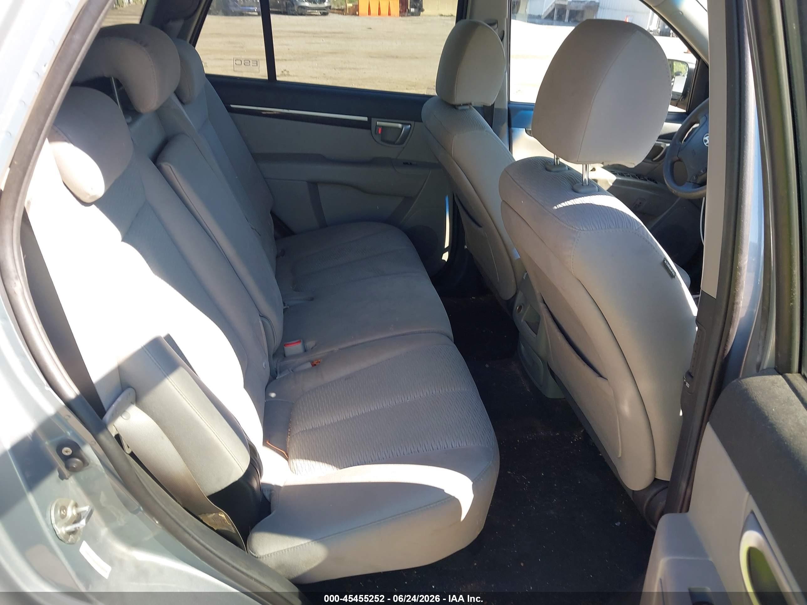 2009 Hyundai Santa Fe Gls Light Blue vin: 5NMSG13D69H242278
