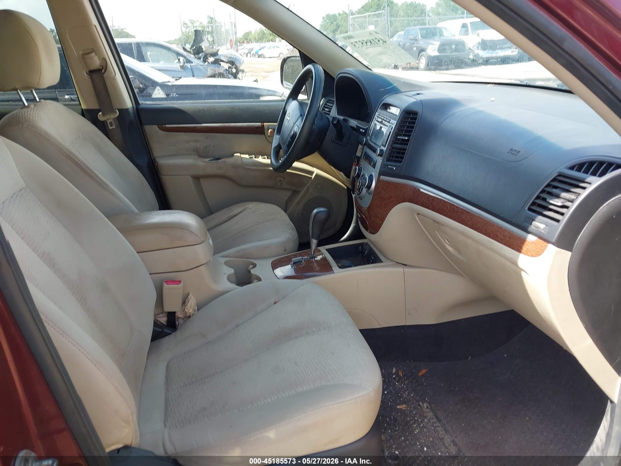 2009 Hyundai Santa Fe Gls Красный vin: 5NMSG13D69H258447