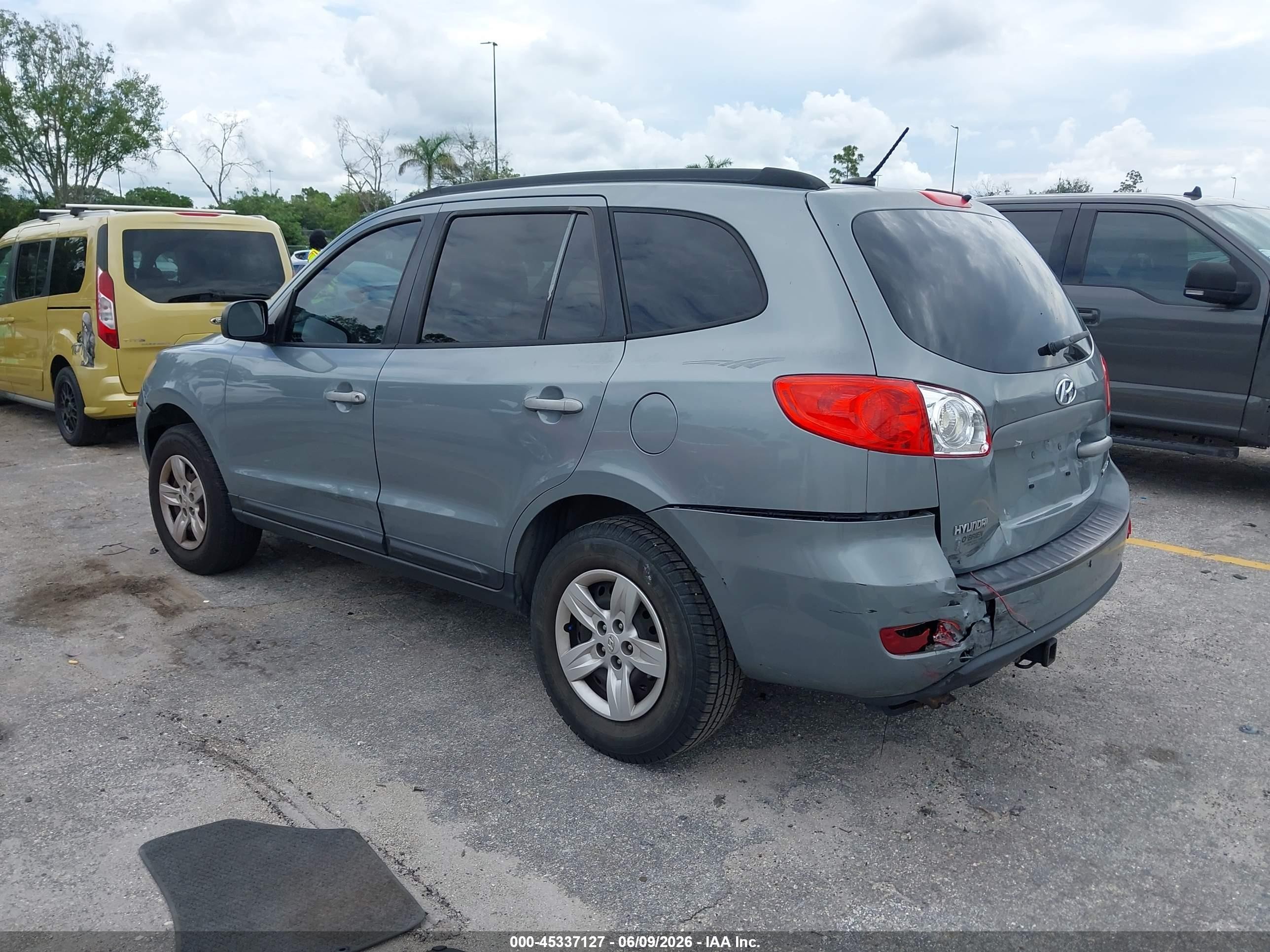 2009 Hyundai Santa Fe Gls Gray vin: 5NMSG13D69H300910
