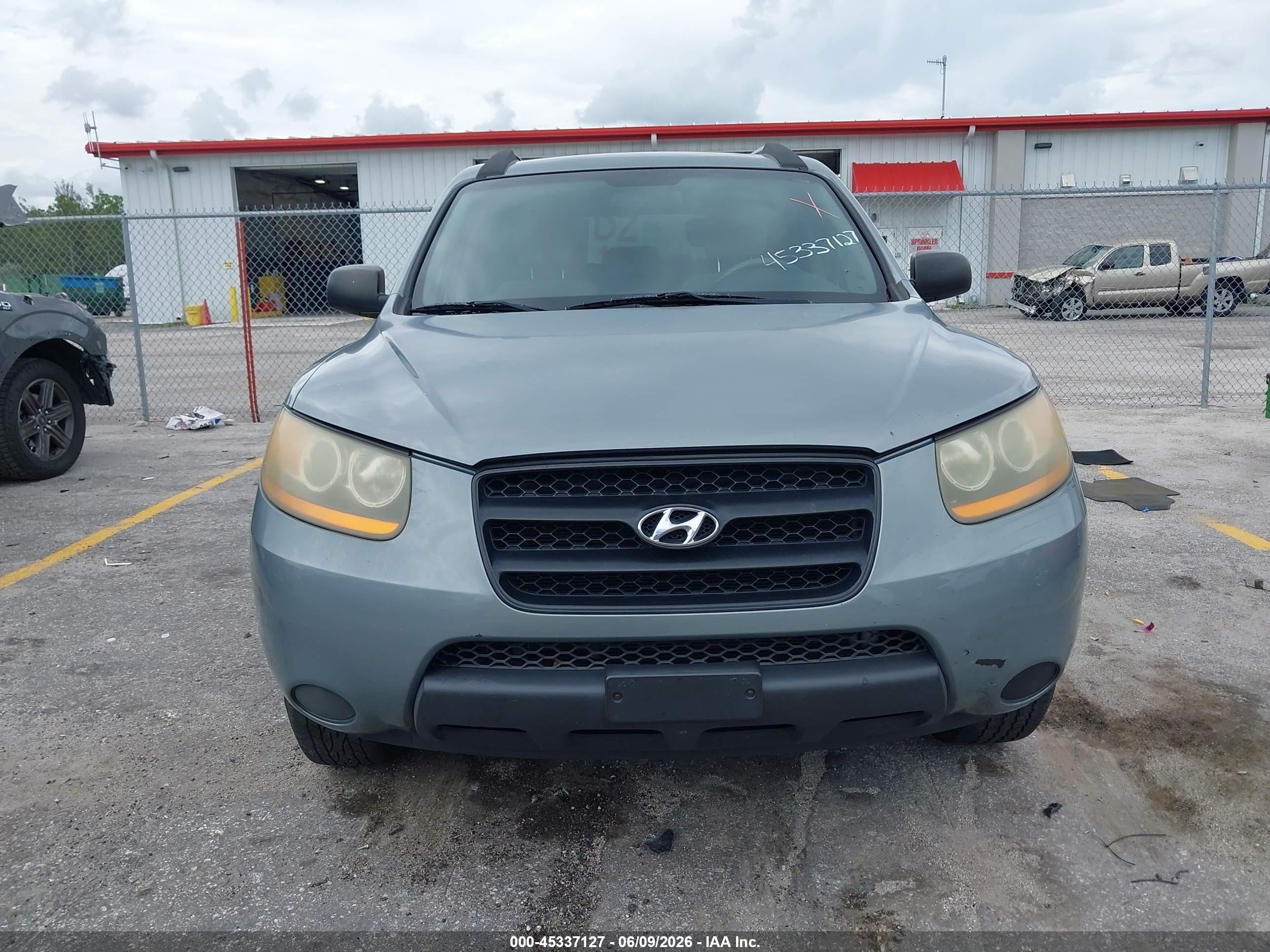 2009 Hyundai Santa Fe Gls Gray vin: 5NMSG13D69H300910