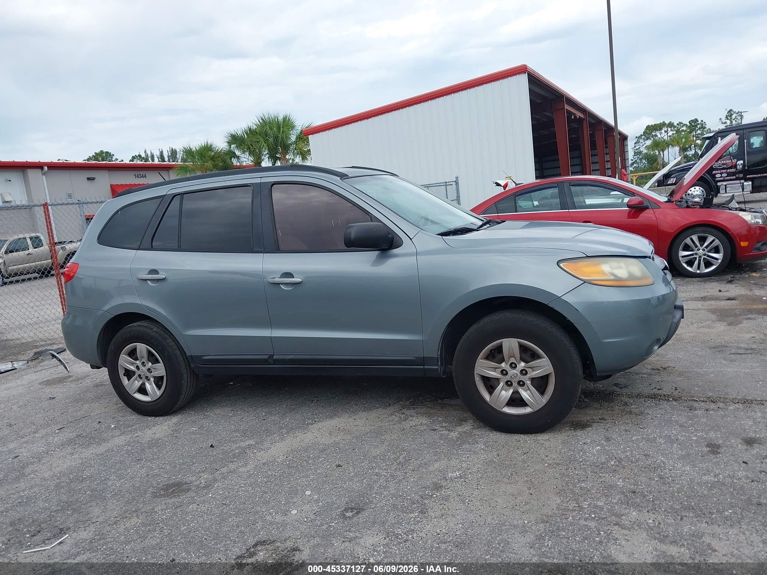 2009 Hyundai Santa Fe Gls Gray vin: 5NMSG13D69H300910