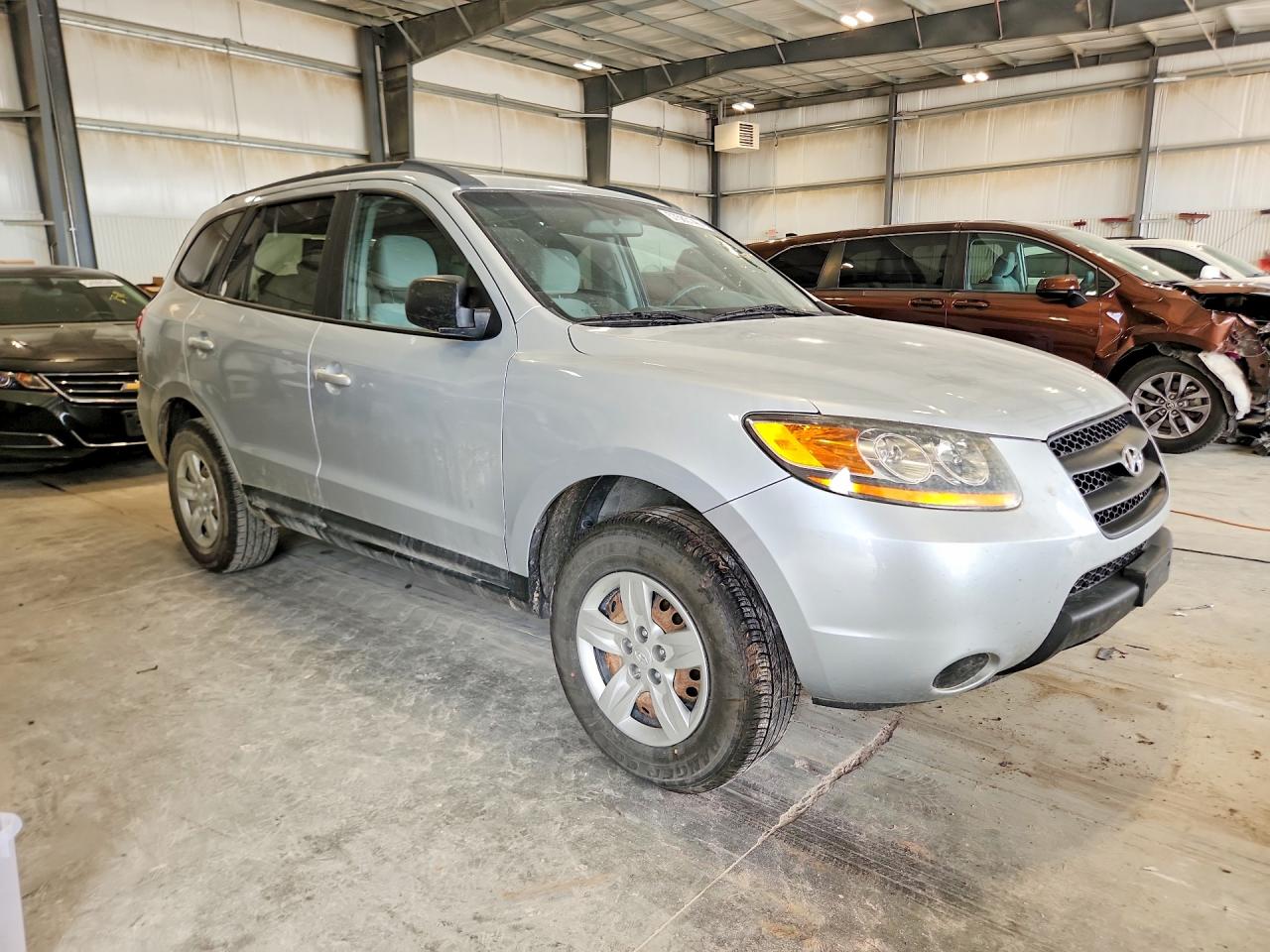 2009 Hyundai Santa Fe Gls Silver vin: 5NMSG13D69H311485