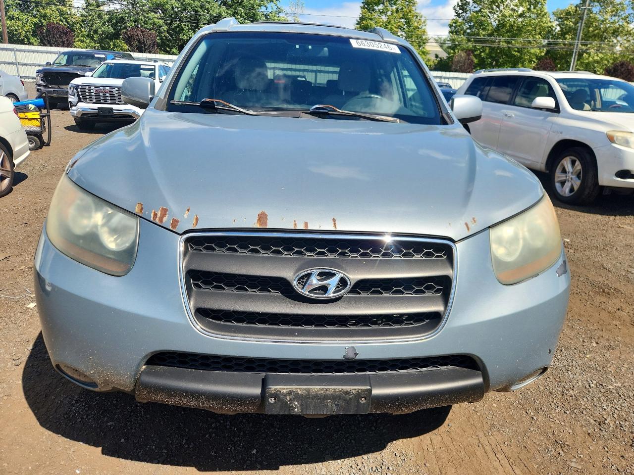 2007 Hyundai Santa Fe Gls Gray vin: 5NMSG13D77H014299