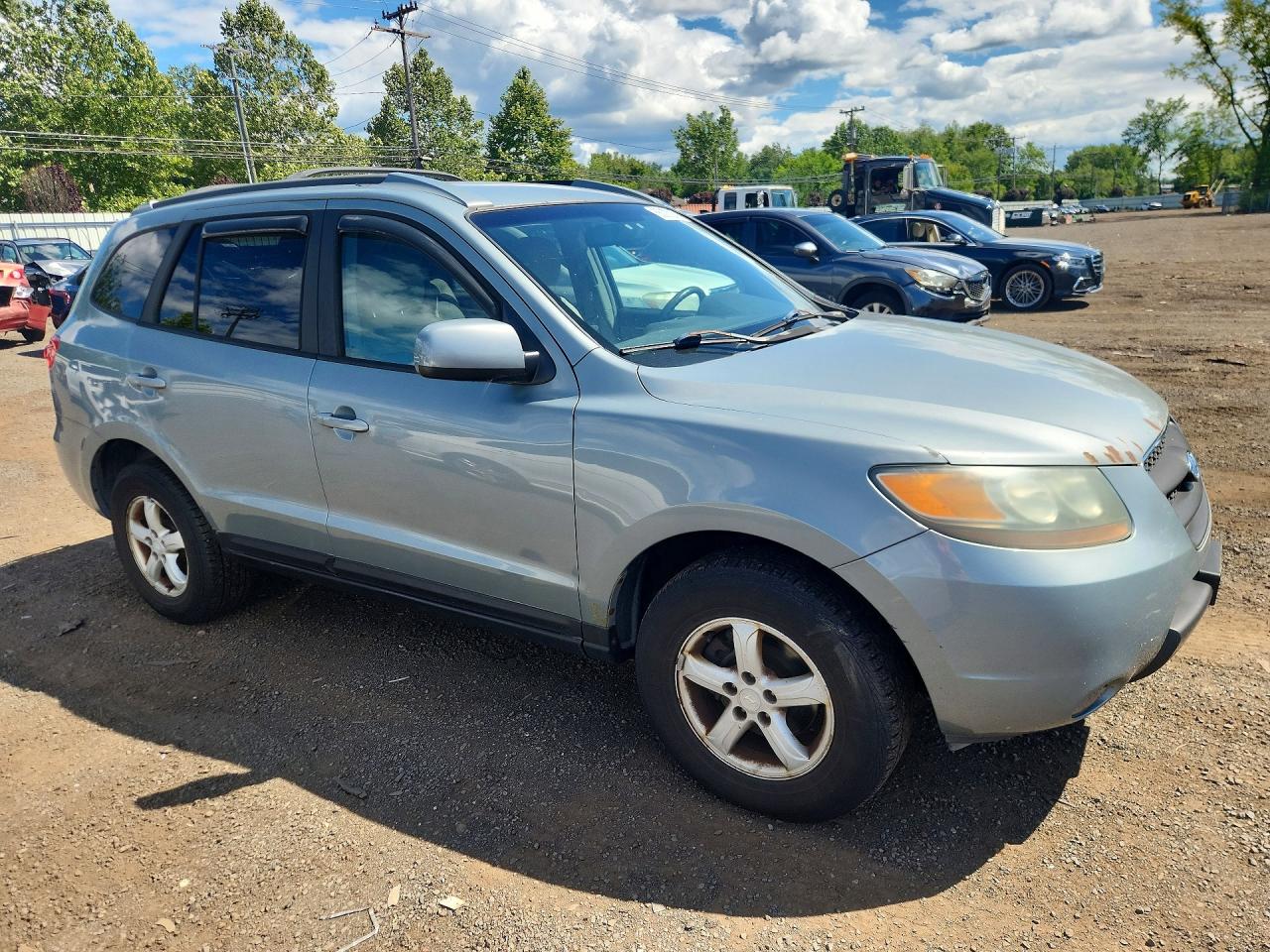 2007 Hyundai Santa Fe Gls Gray vin: 5NMSG13D77H014299