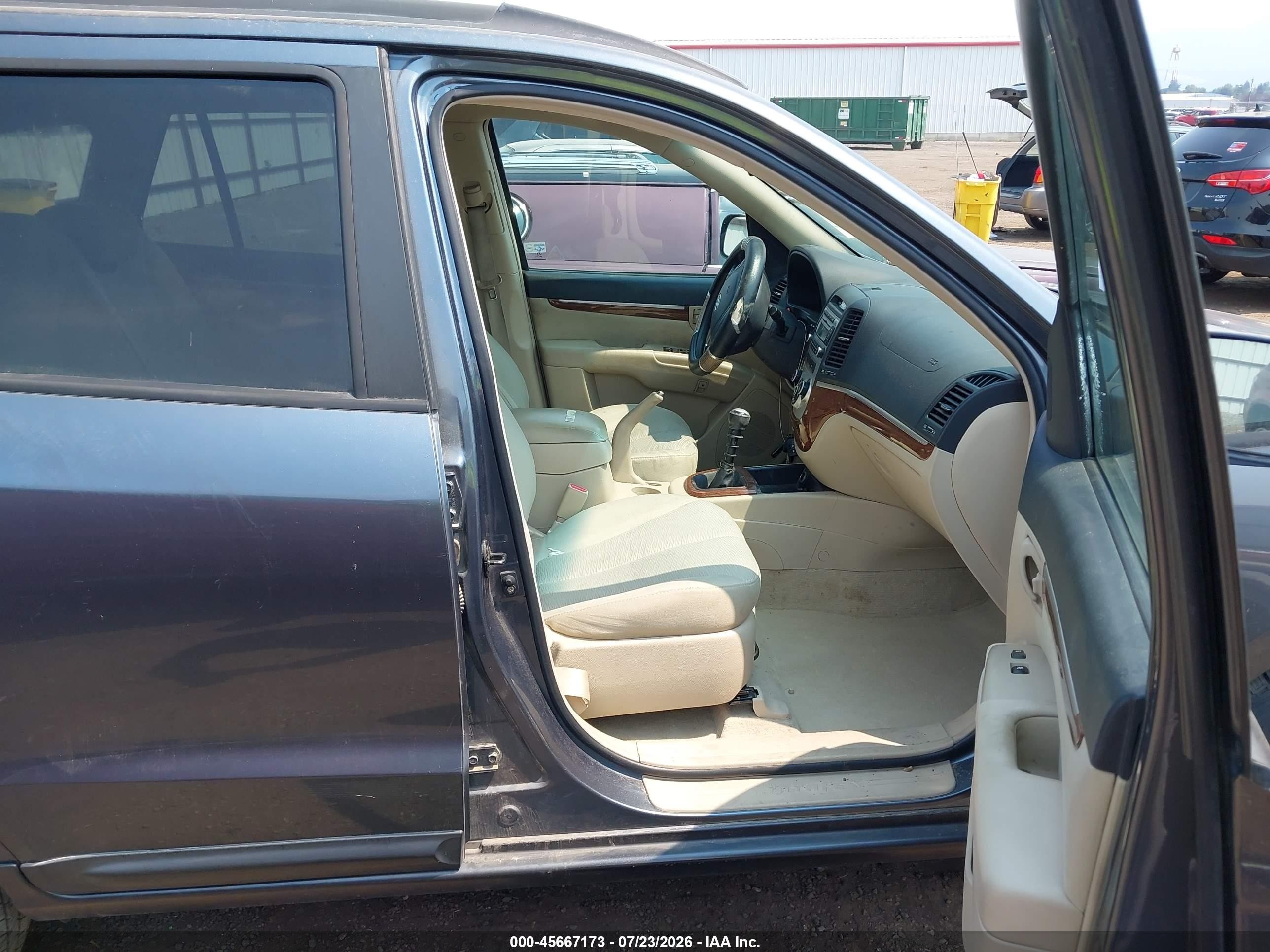 2007 Hyundai Santa Fe Gls Blue vin: 5NMSG13D77H046606