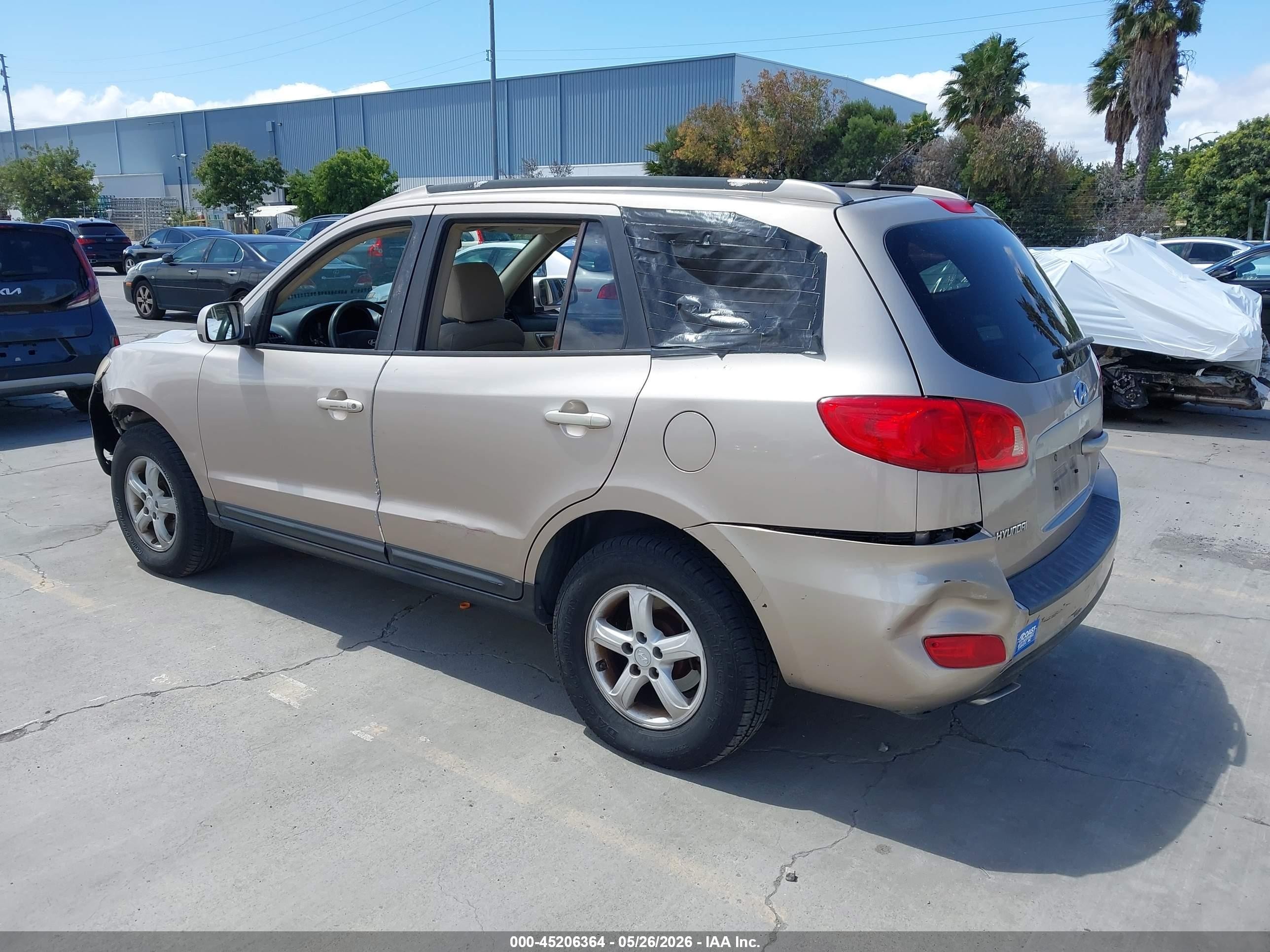 2007 Hyundai Santa Fe Gls Gold vin: 5NMSG13D77H048436