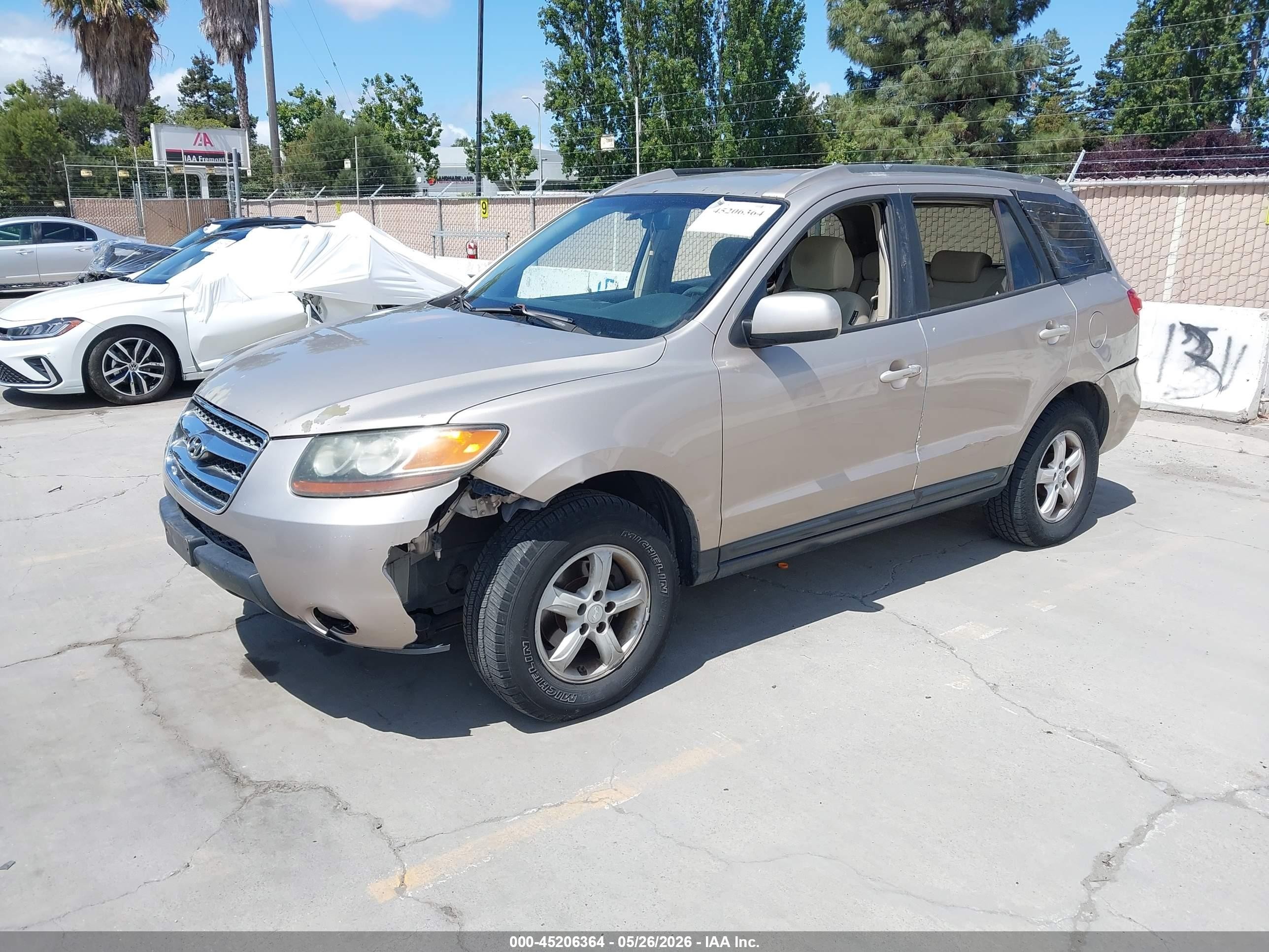 2007 Hyundai Santa Fe Gls Gold vin: 5NMSG13D77H048436