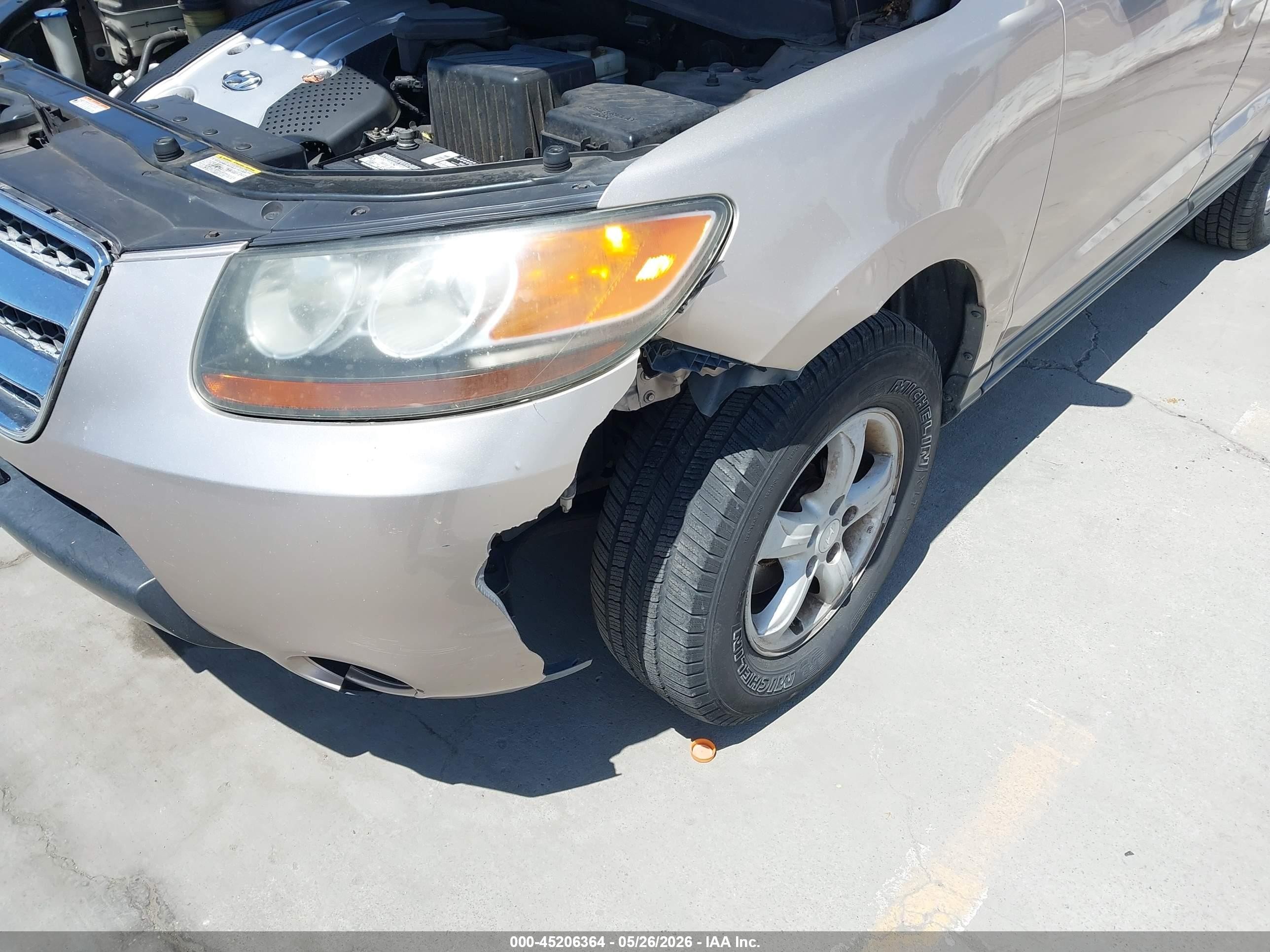 2007 Hyundai Santa Fe Gls Gold vin: 5NMSG13D77H048436