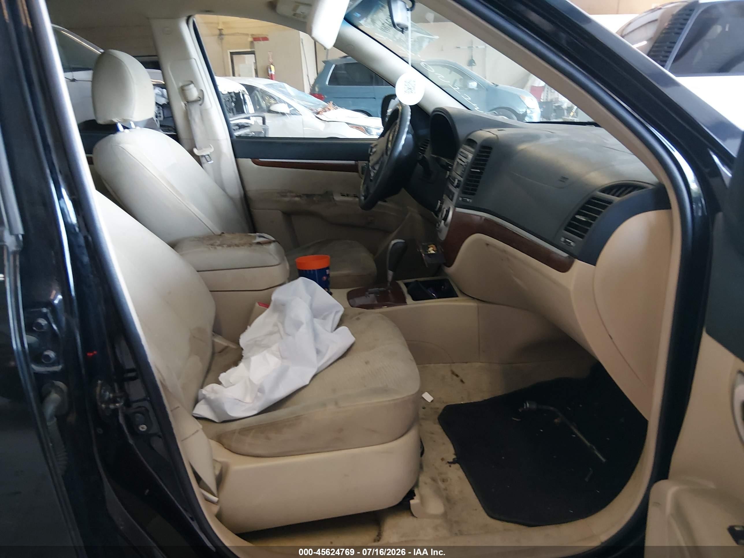2007 Hyundai Santa Fe Gls Черный vin: 5NMSG13D77H054432