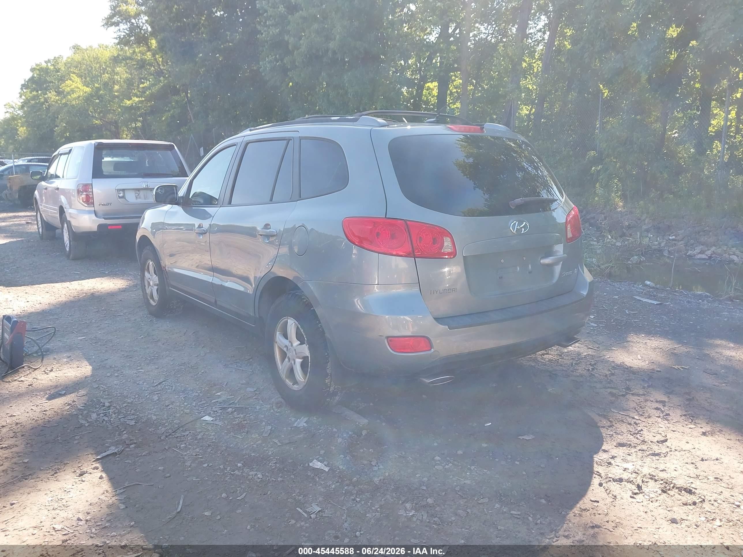 2007 Hyundai Santa Fe Gls Blue vin: 5NMSG13D77H110630