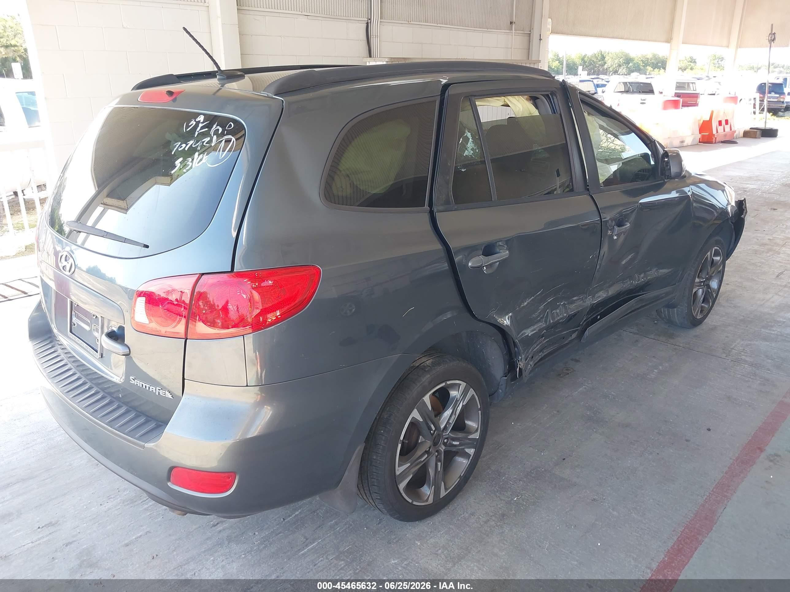 2008 Hyundai Santa Fe Gls Blue vin: 5NMSG13D78H144908