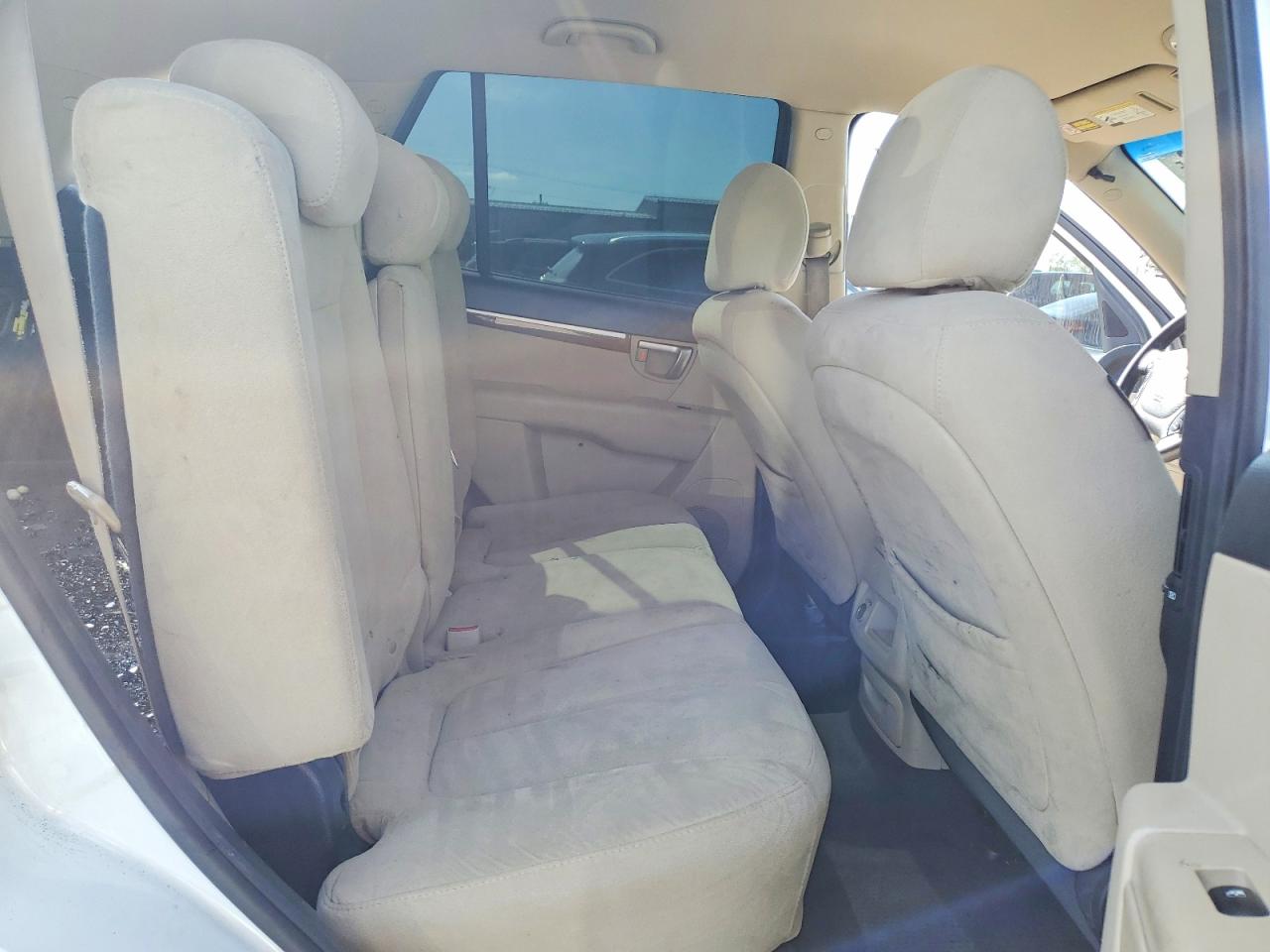 2008 Hyundai Santa Fe Gls White vin: 5NMSG13D78H148134