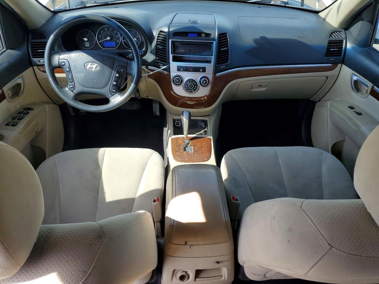 2008 Hyundai Santa Fe Gls White vin: 5NMSG13D78H148134