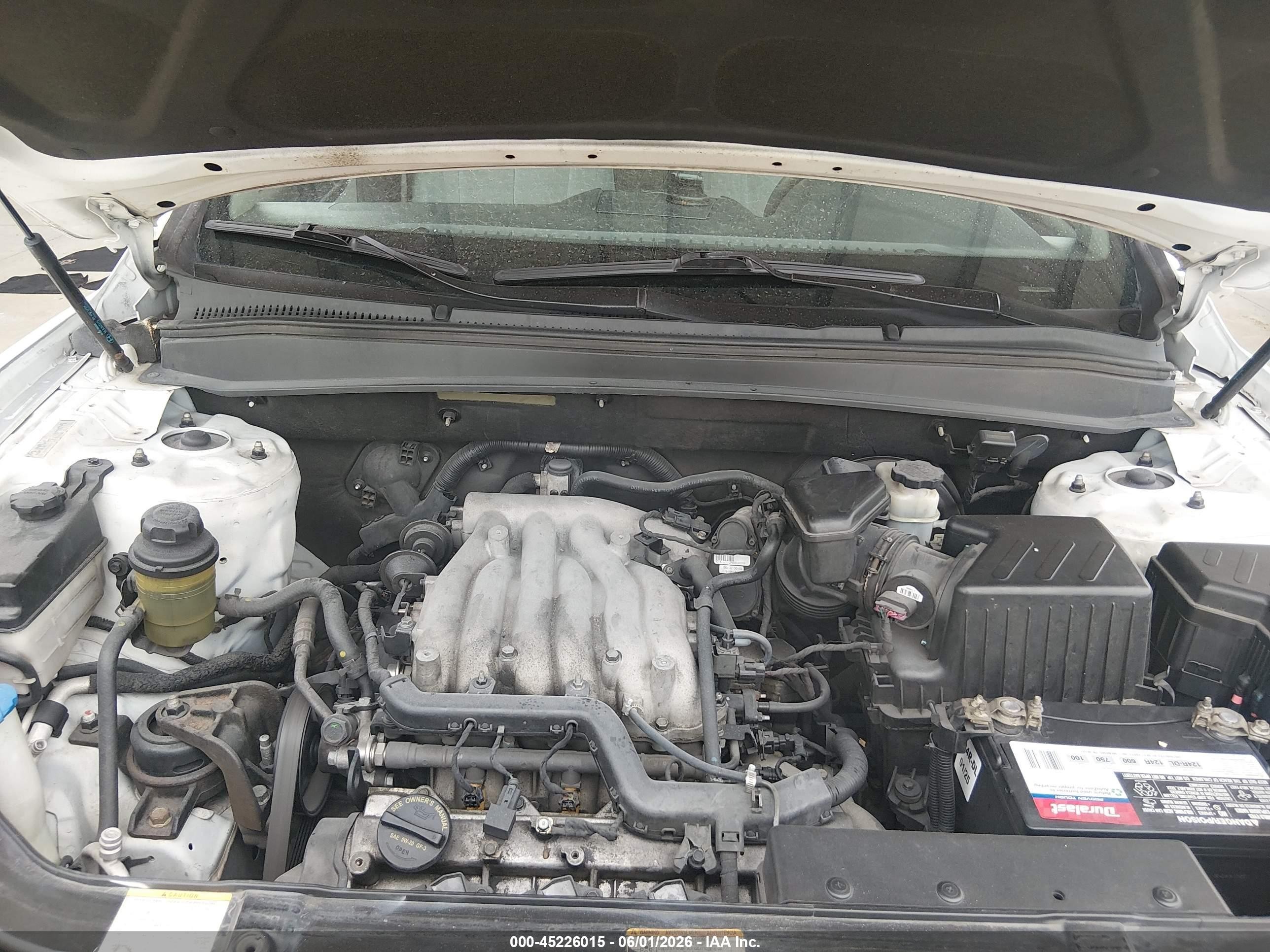 2008 Hyundai Santa Fe Gls Белый vin: 5NMSG13D78H192022