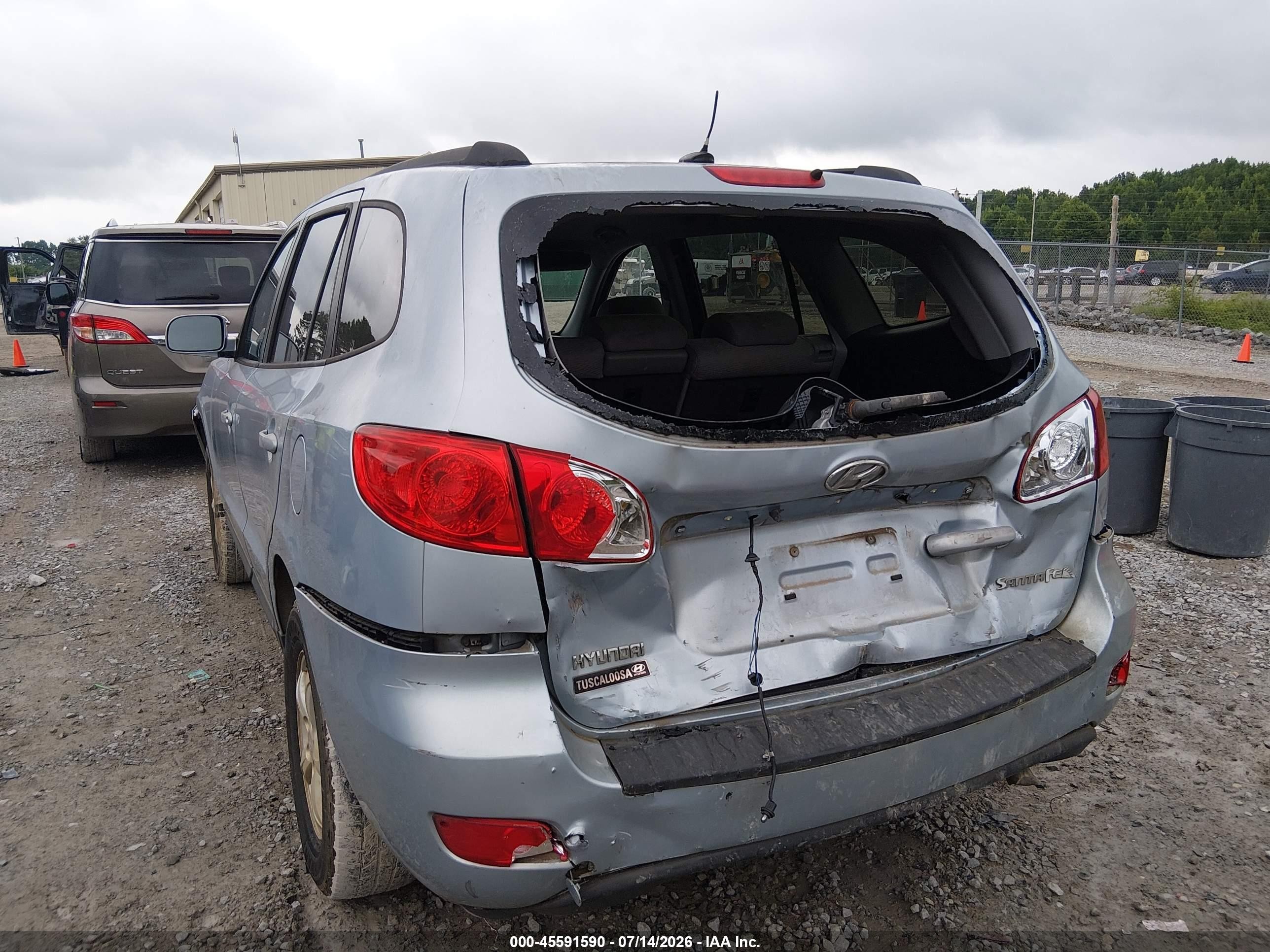 2008 Hyundai Santa Fe Gls Blue vin: 5NMSG13D78H225794