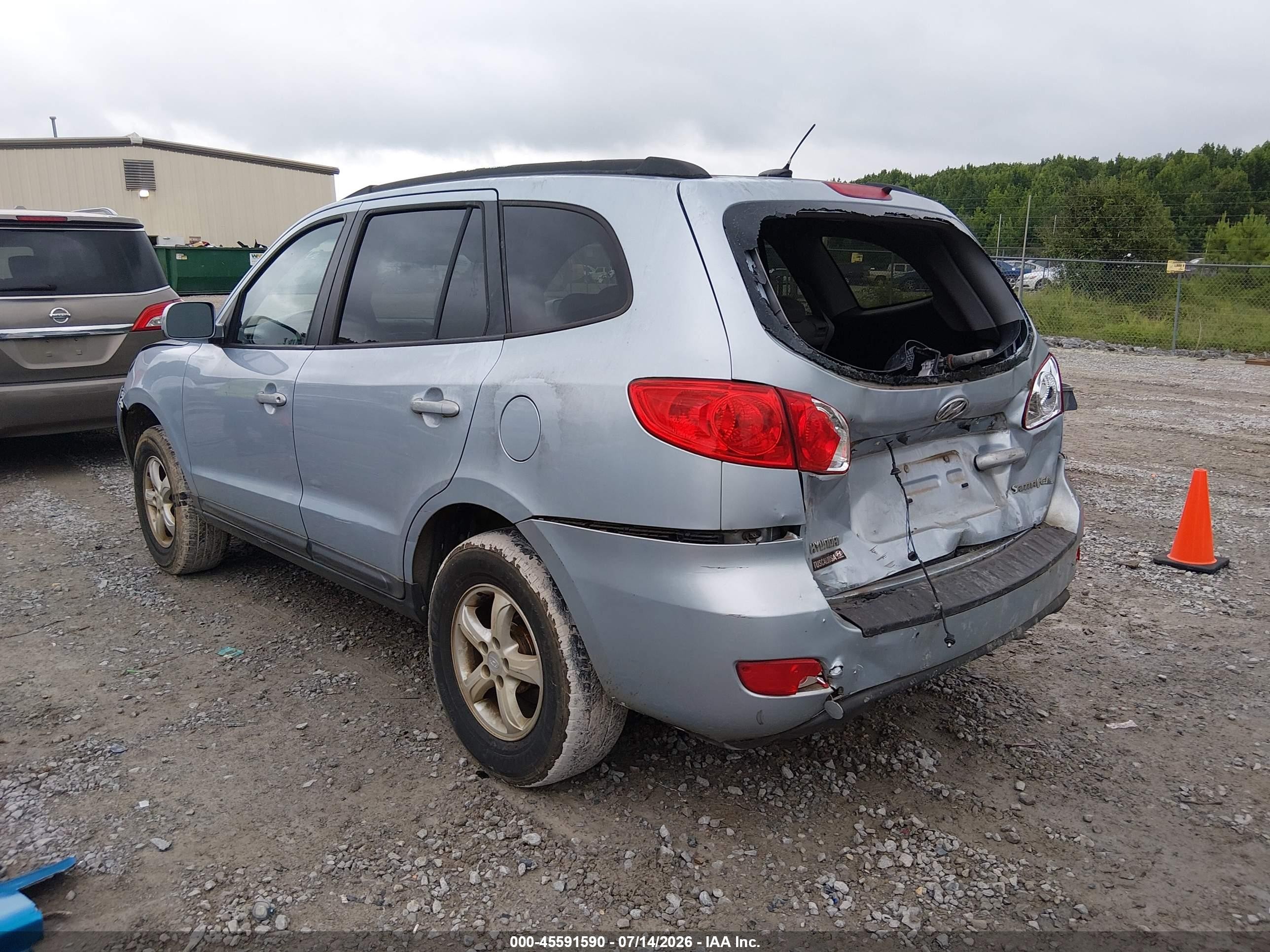 2008 Hyundai Santa Fe Gls Blue vin: 5NMSG13D78H225794