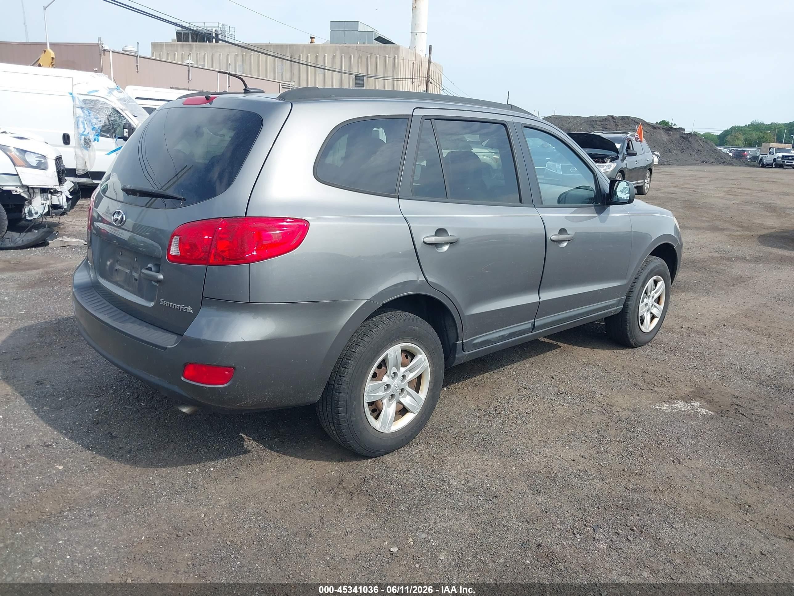 2009 Hyundai Santa Fe Gls Gray vin: 5NMSG13D79H263690