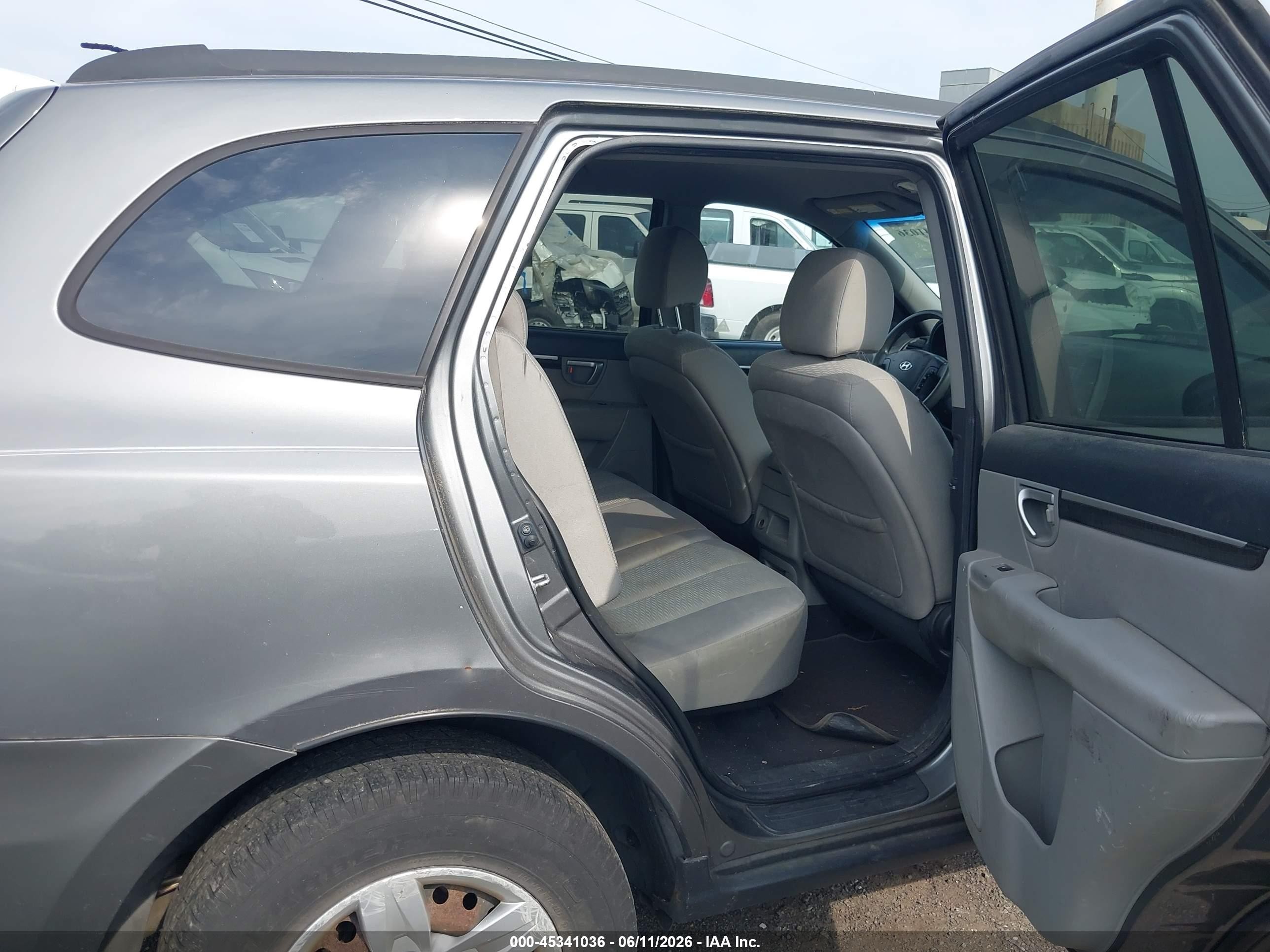 2009 Hyundai Santa Fe Gls Gray vin: 5NMSG13D79H263690