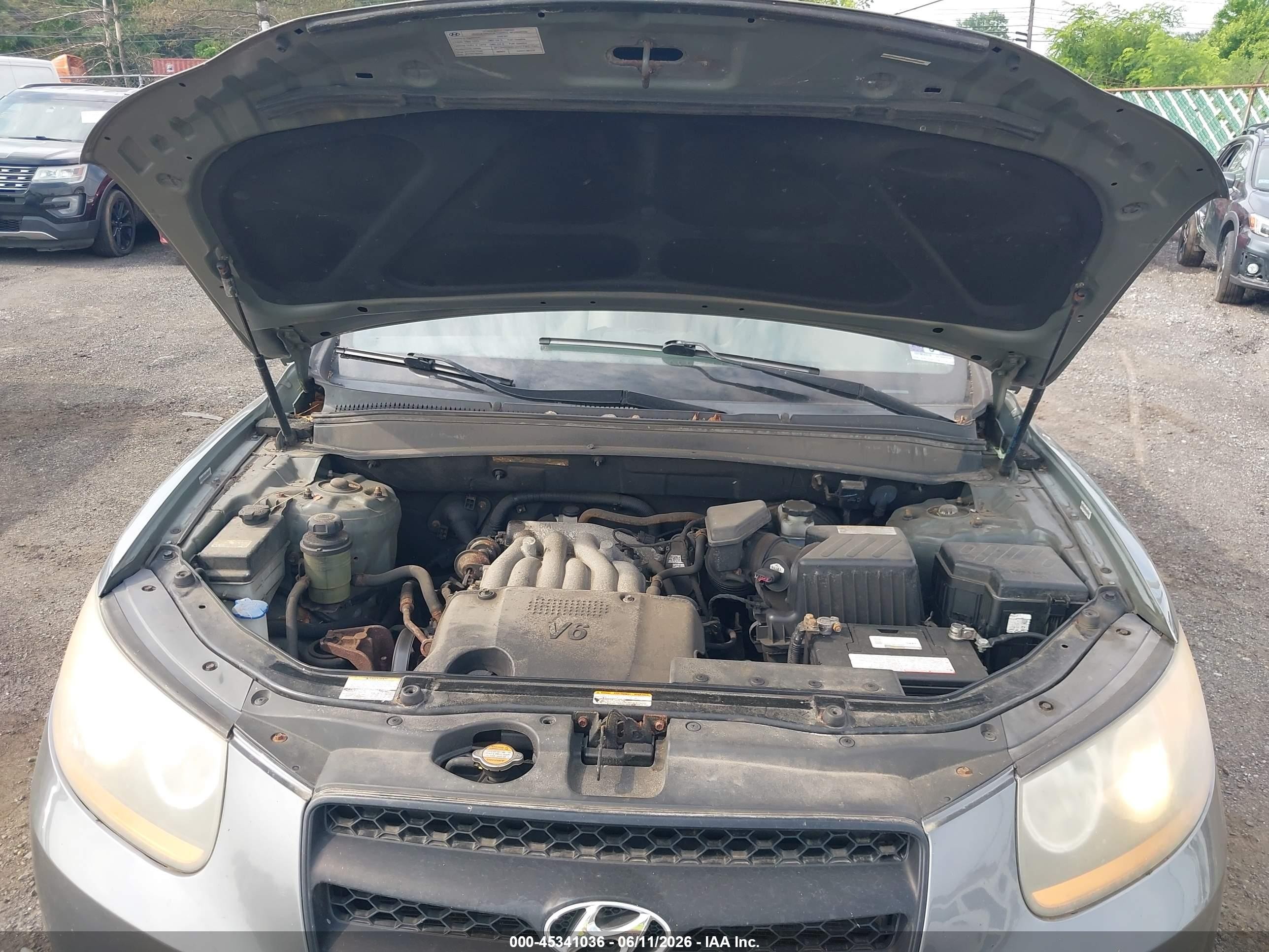 2009 Hyundai Santa Fe Gls Gray vin: 5NMSG13D79H263690