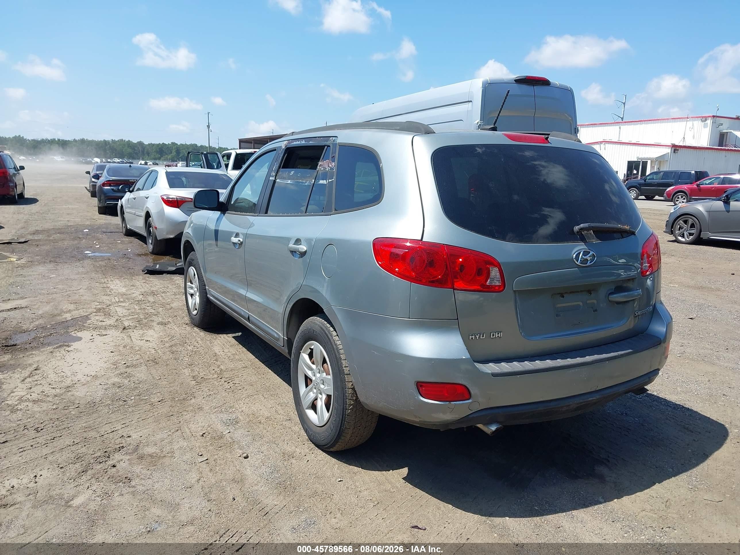 2009 Hyundai Santa Fe Gls Gray vin: 5NMSG13D79H301435