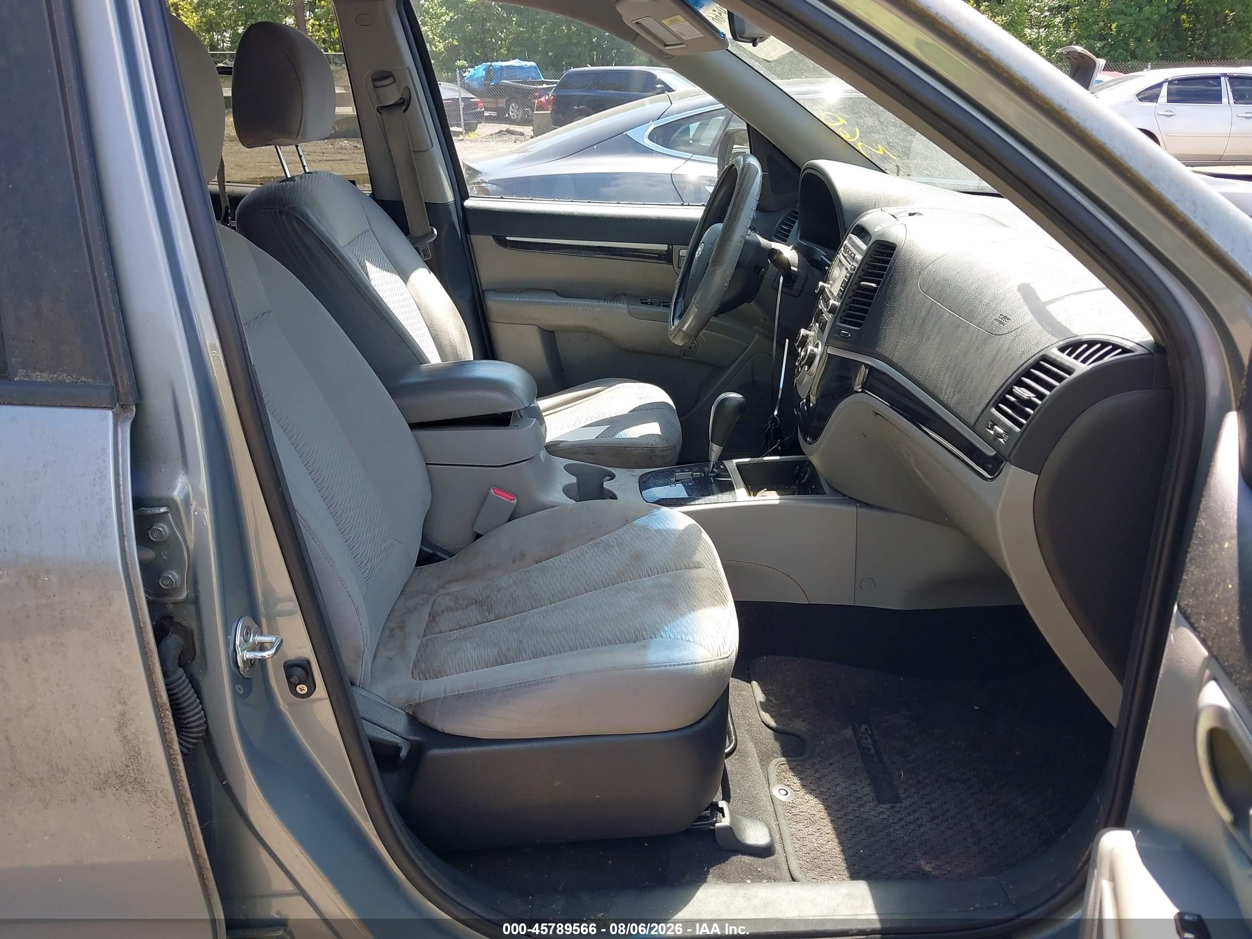 2009 Hyundai Santa Fe Gls Gray vin: 5NMSG13D79H301435
