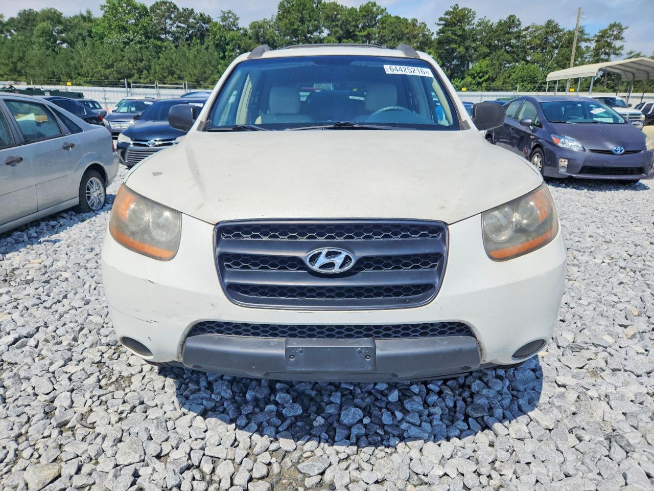 2009 Hyundai Santa Fe Gls White vin: 5NMSG13D79H305503