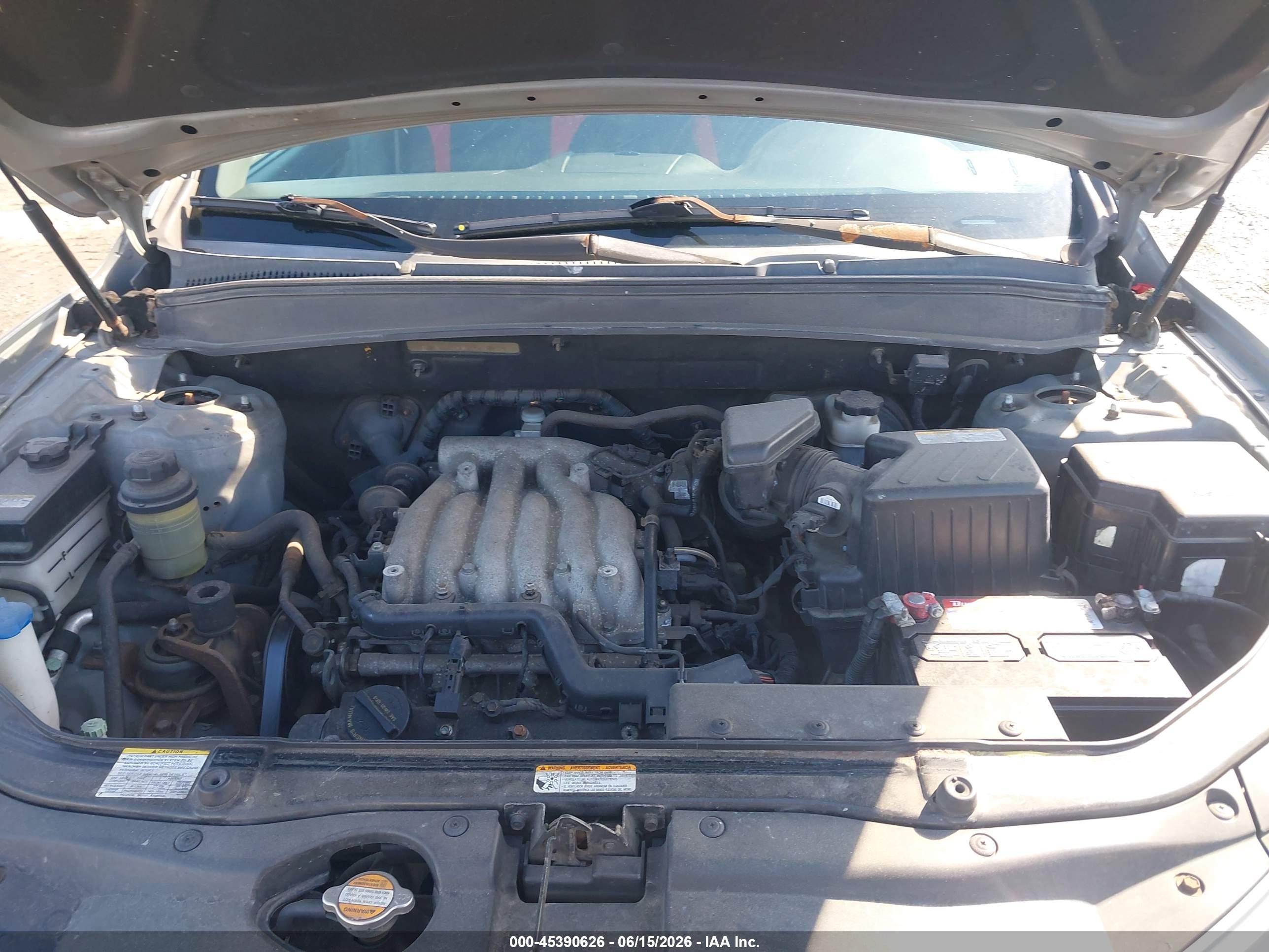 2007 Hyundai Santa Fe Gls Silver vin: 5NMSG13D87H013775