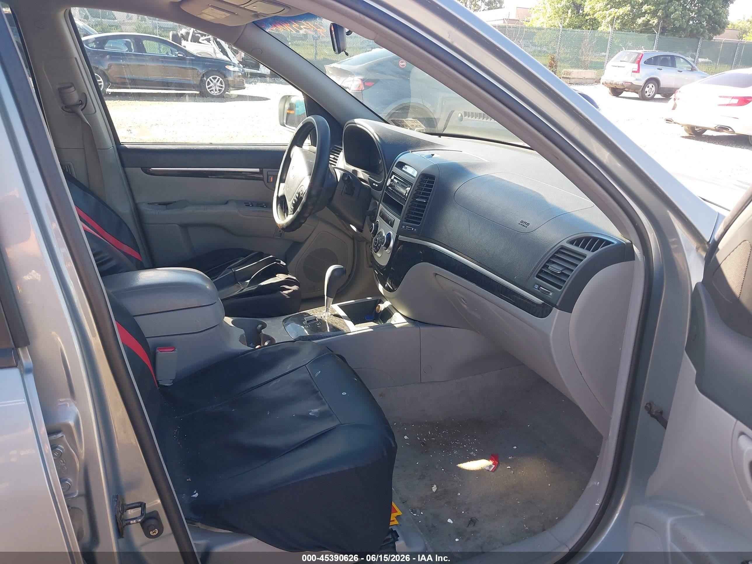 2007 Hyundai Santa Fe Gls Silver vin: 5NMSG13D87H013775