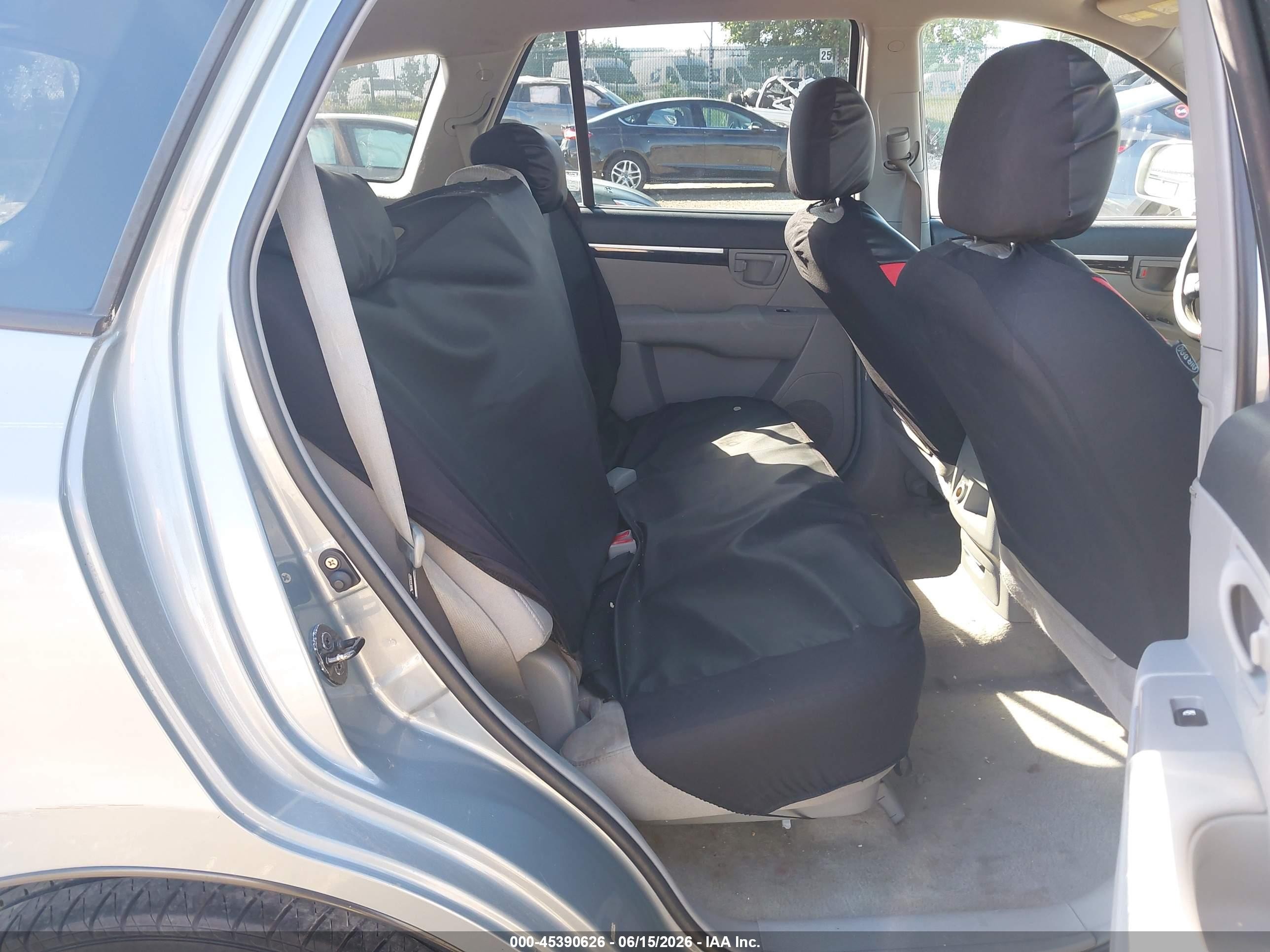 2007 Hyundai Santa Fe Gls Silver vin: 5NMSG13D87H013775