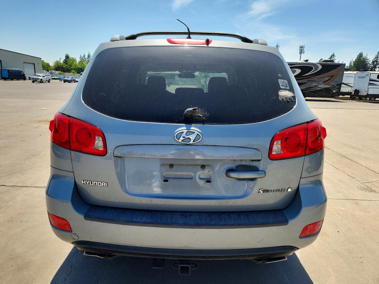 2007 Hyundai Santa Fe Gls Серый vin: 5NMSG13D87H041446