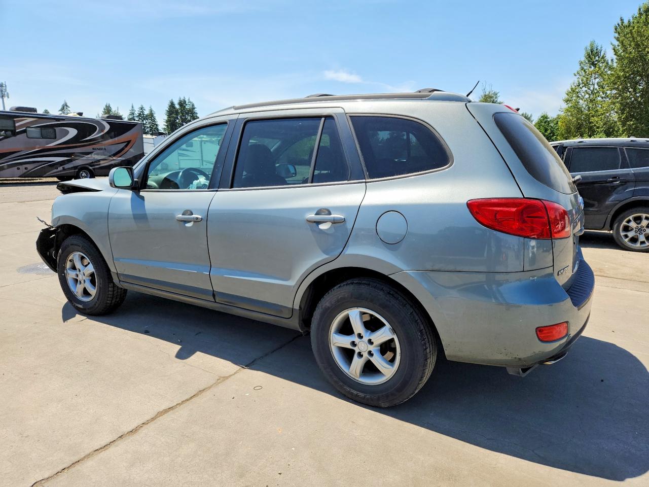 2007 Hyundai Santa Fe Gls Серый vin: 5NMSG13D87H041446