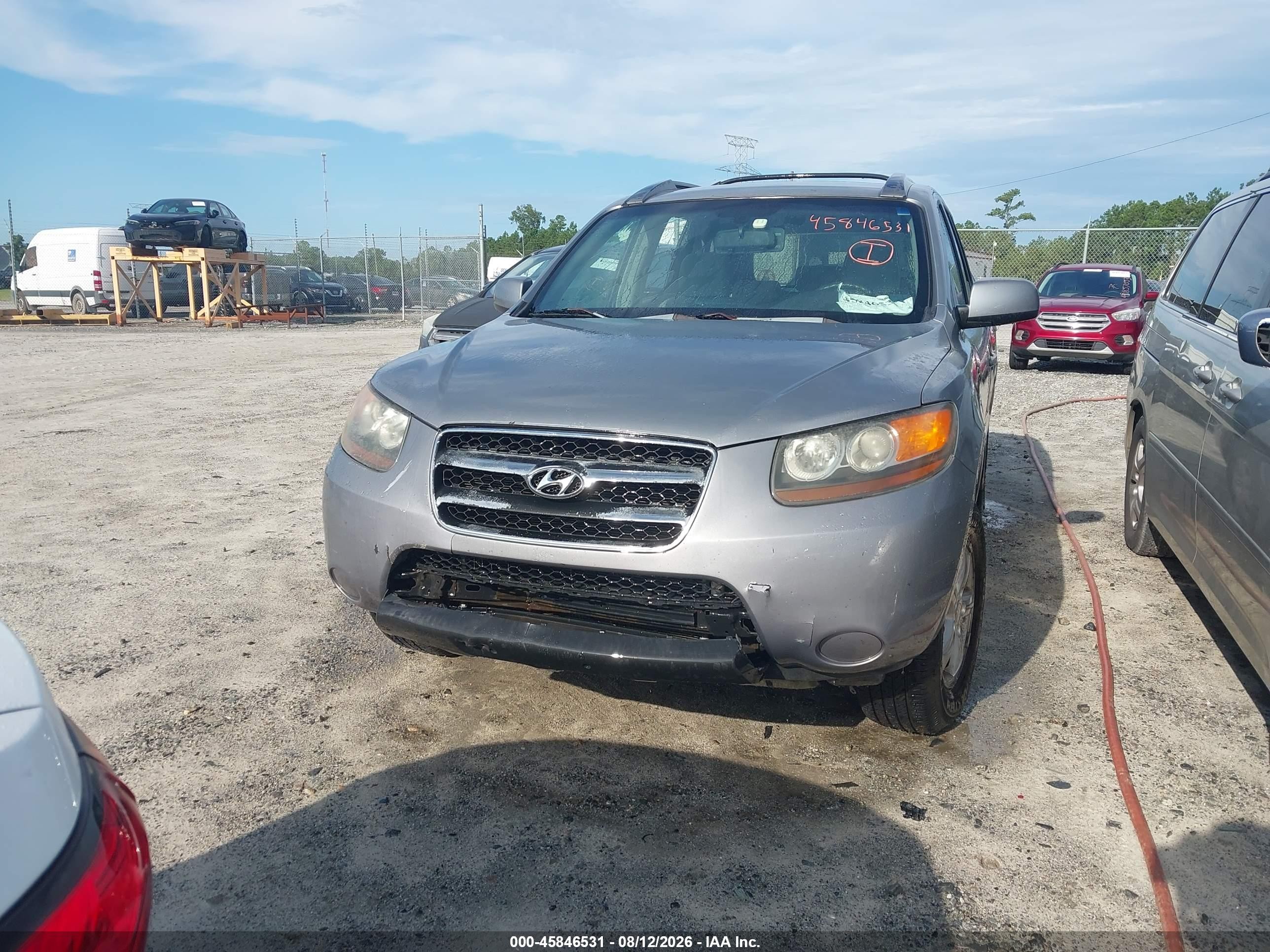 2007 Hyundai Santa Fe Gls Gray vin: 5NMSG13D87H093630