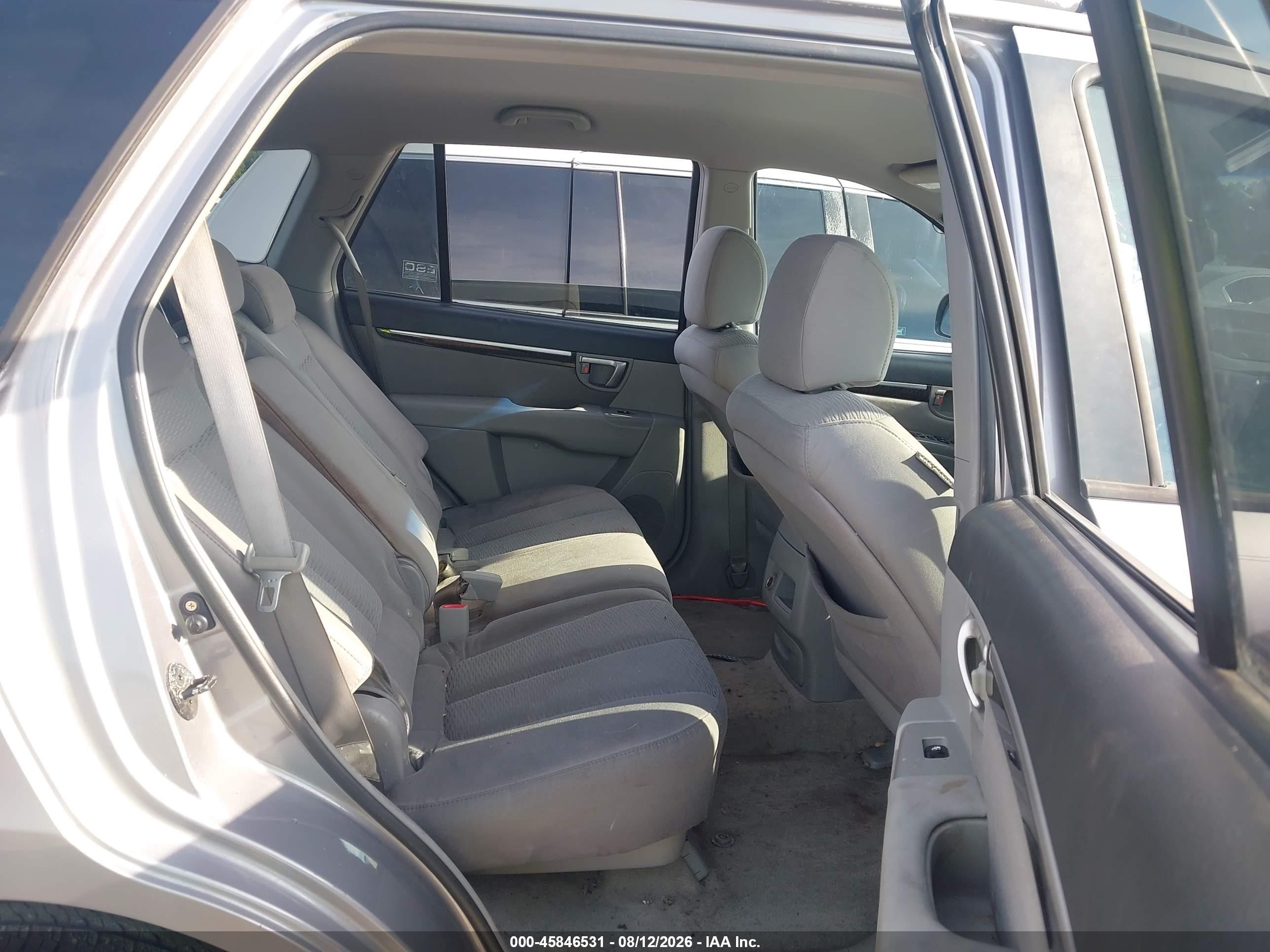 2007 Hyundai Santa Fe Gls Gray vin: 5NMSG13D87H093630