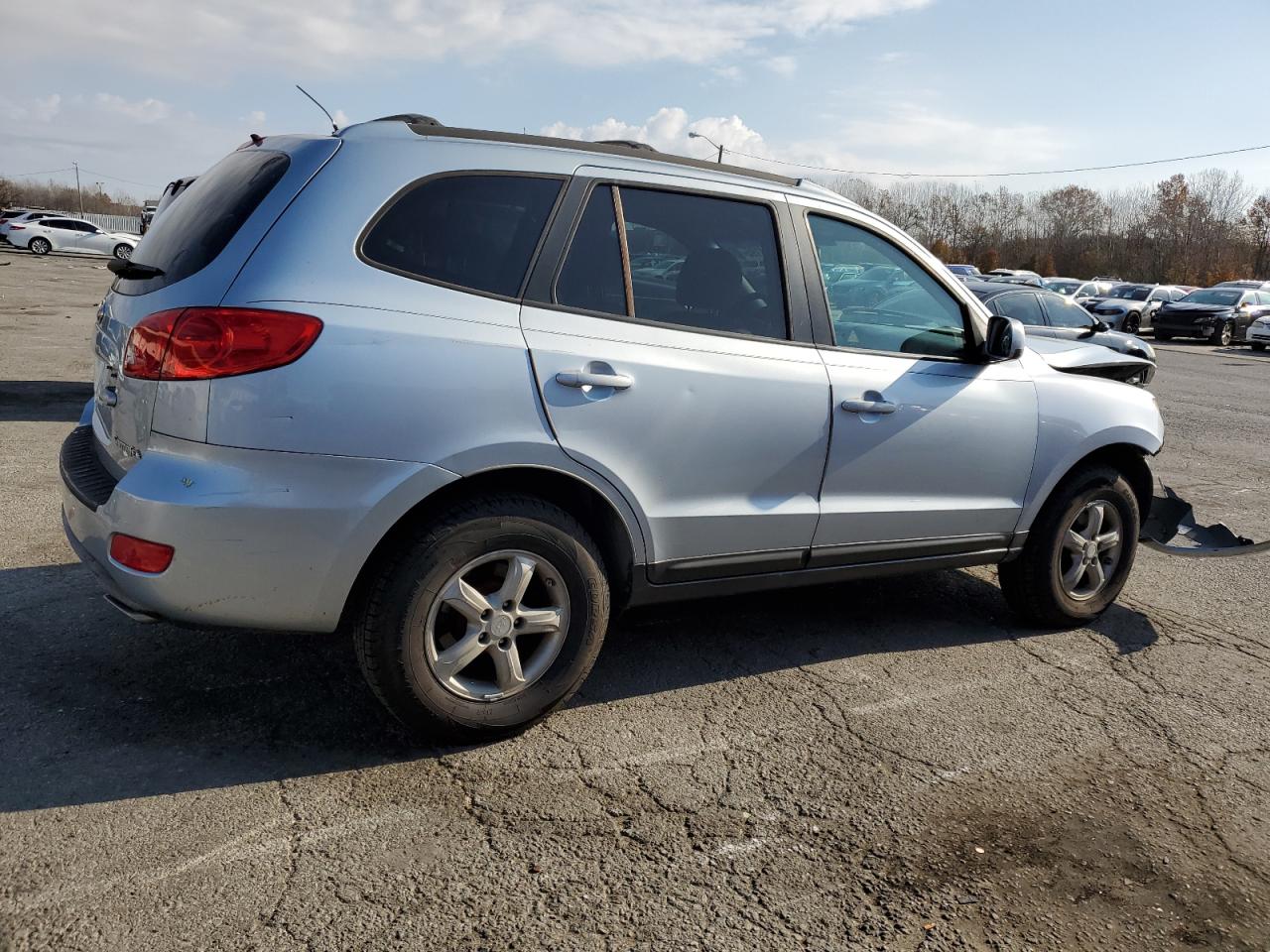 2007 Hyundai Santa Fe Gls Blue vin: 5NMSG13D87H120258