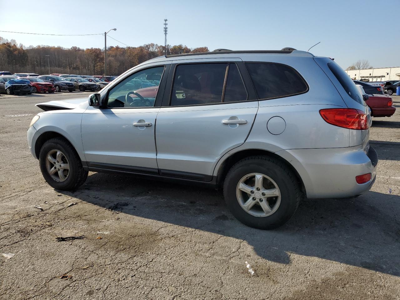 2007 Hyundai Santa Fe Gls Blue vin: 5NMSG13D87H120258