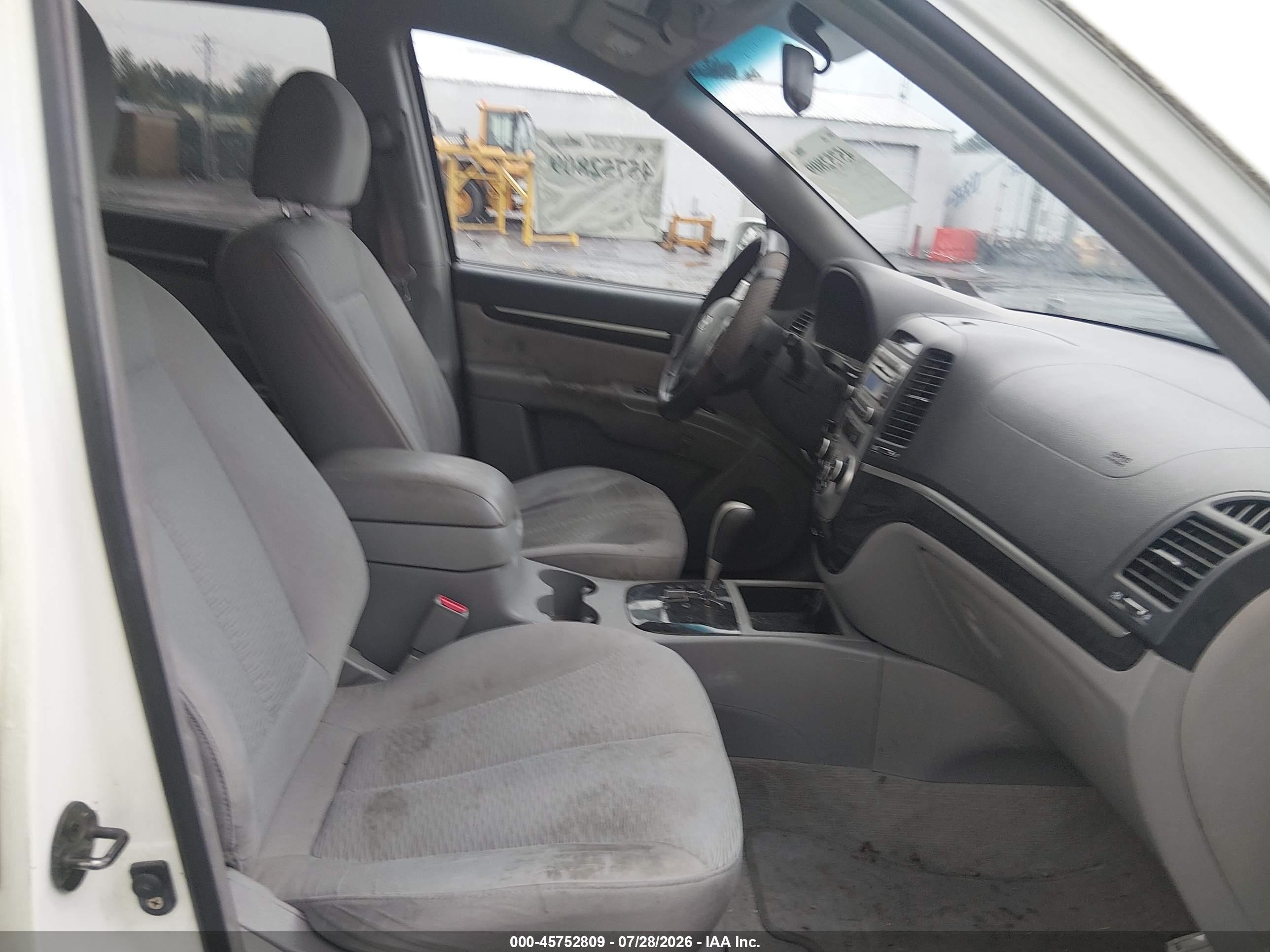 2007 Hyundai Santa Fe Gls White vin: 5NMSG13D87H124388