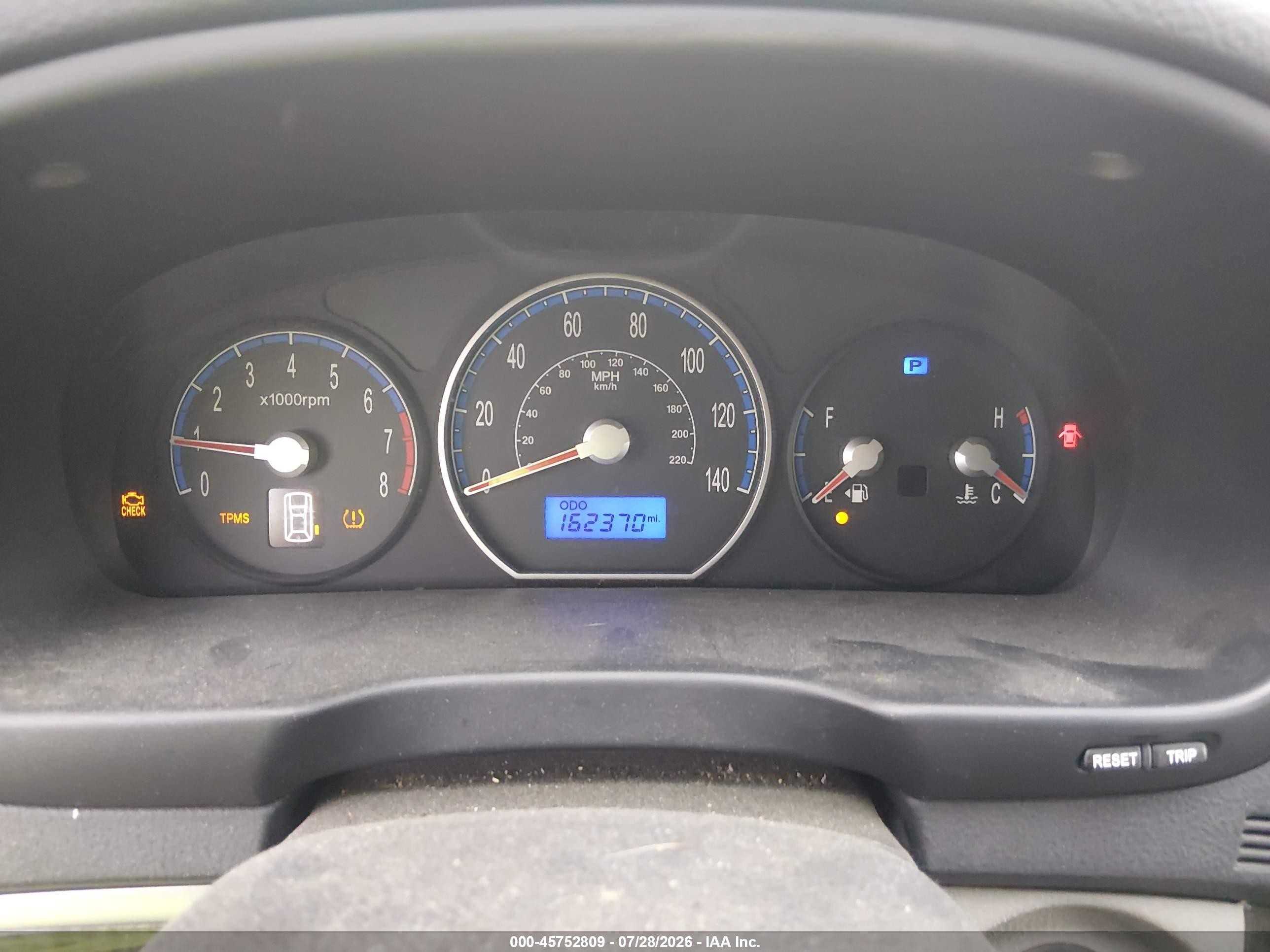2007 Hyundai Santa Fe Gls White vin: 5NMSG13D87H124388