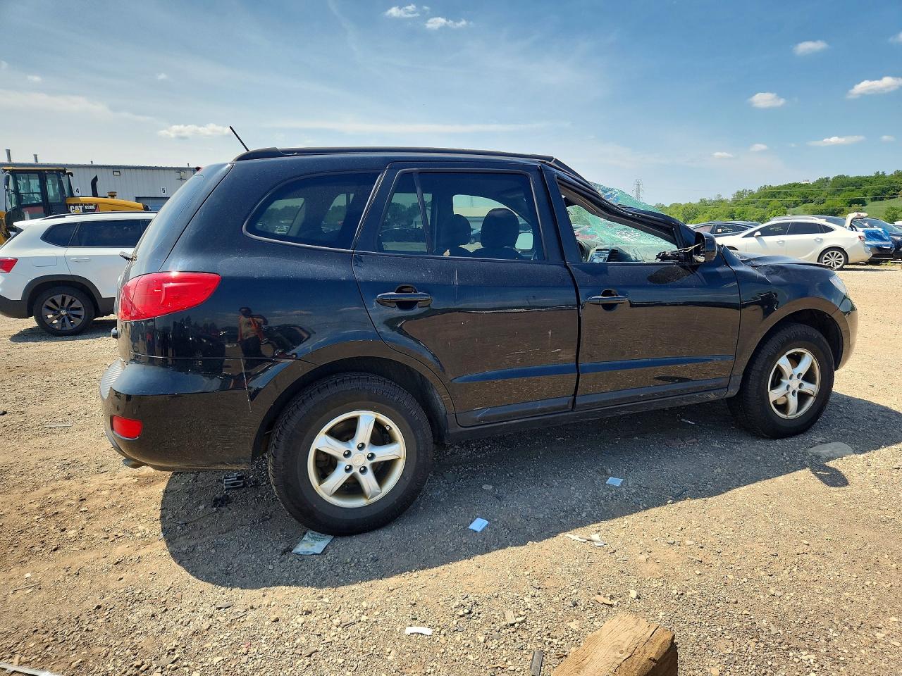 2008 Hyundai Santa Fe Gls Black vin: 5NMSG13D88H148286