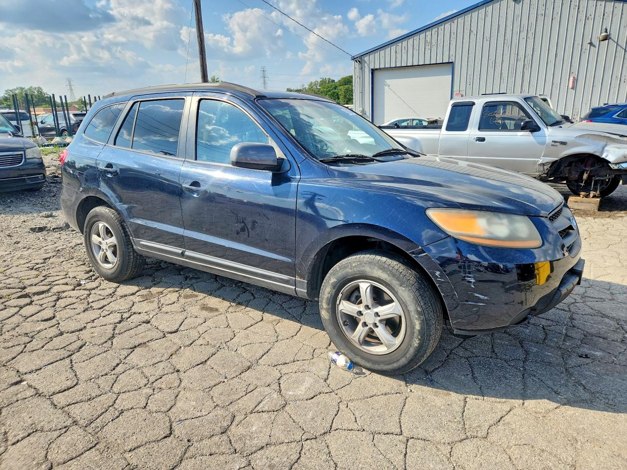 2008 Hyundai Santa Fe Gls Blue vin: 5NMSG13D88H157280