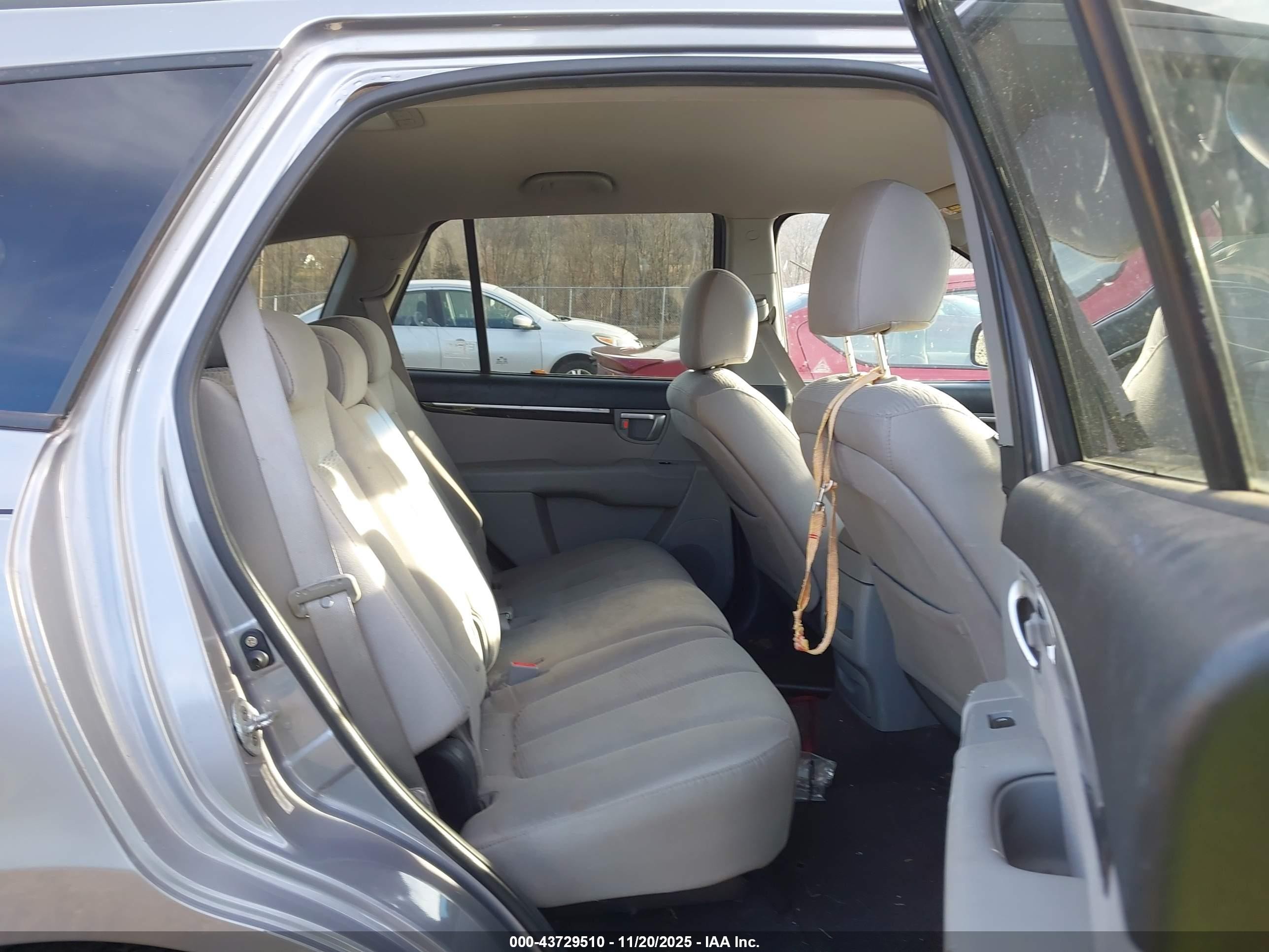 2008 Hyundai Santa Fe Gls Серый vin: 5NMSG13D88H220412