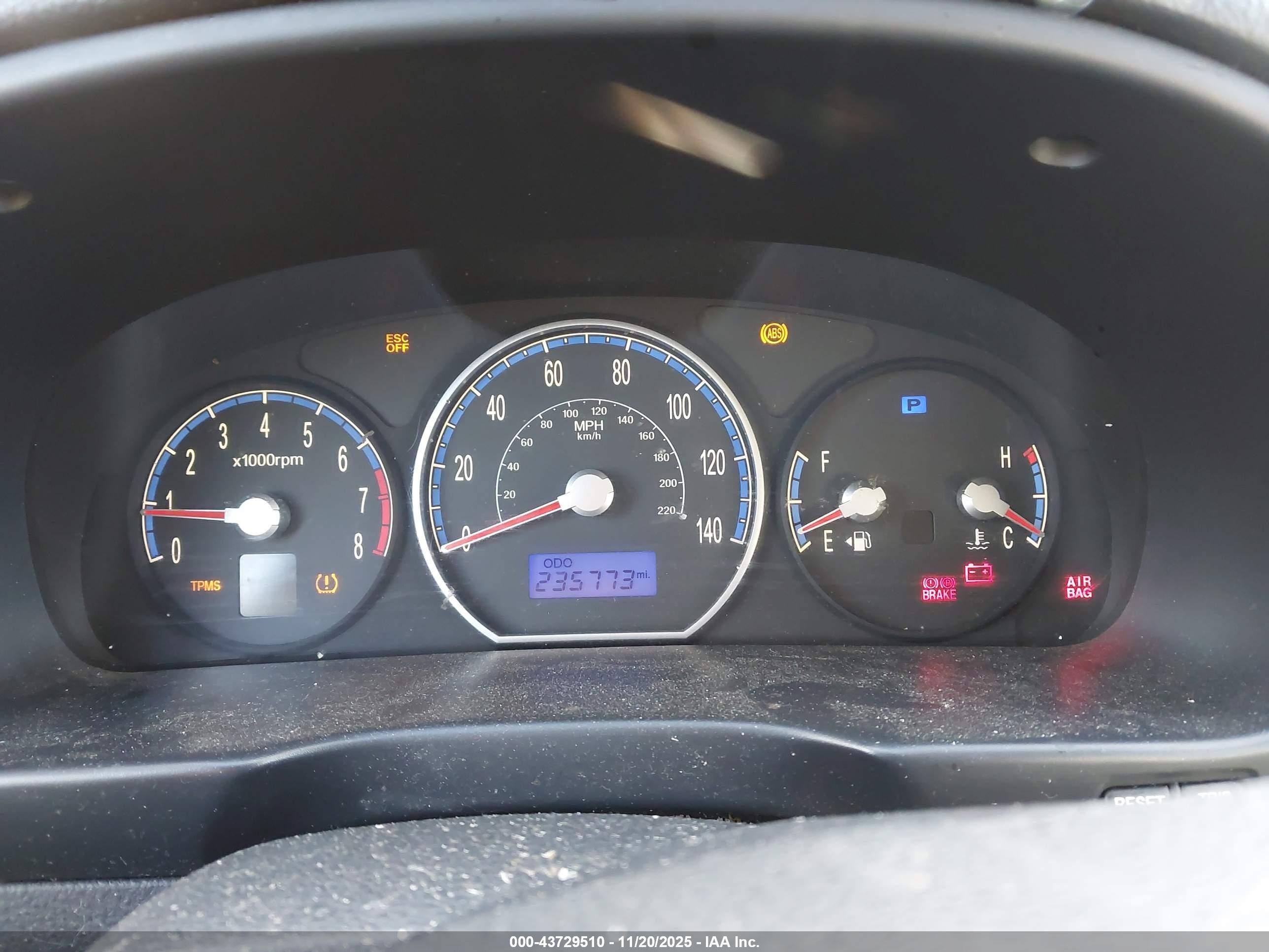 2008 Hyundai Santa Fe Gls Серый vin: 5NMSG13D88H220412