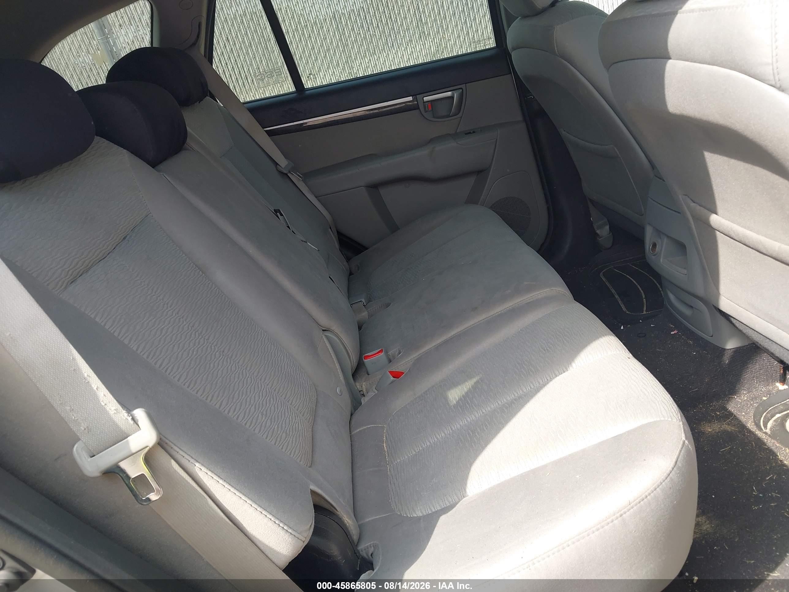 2009 Hyundai Santa Fe Gls Silver vin: 5NMSG13D89H249474