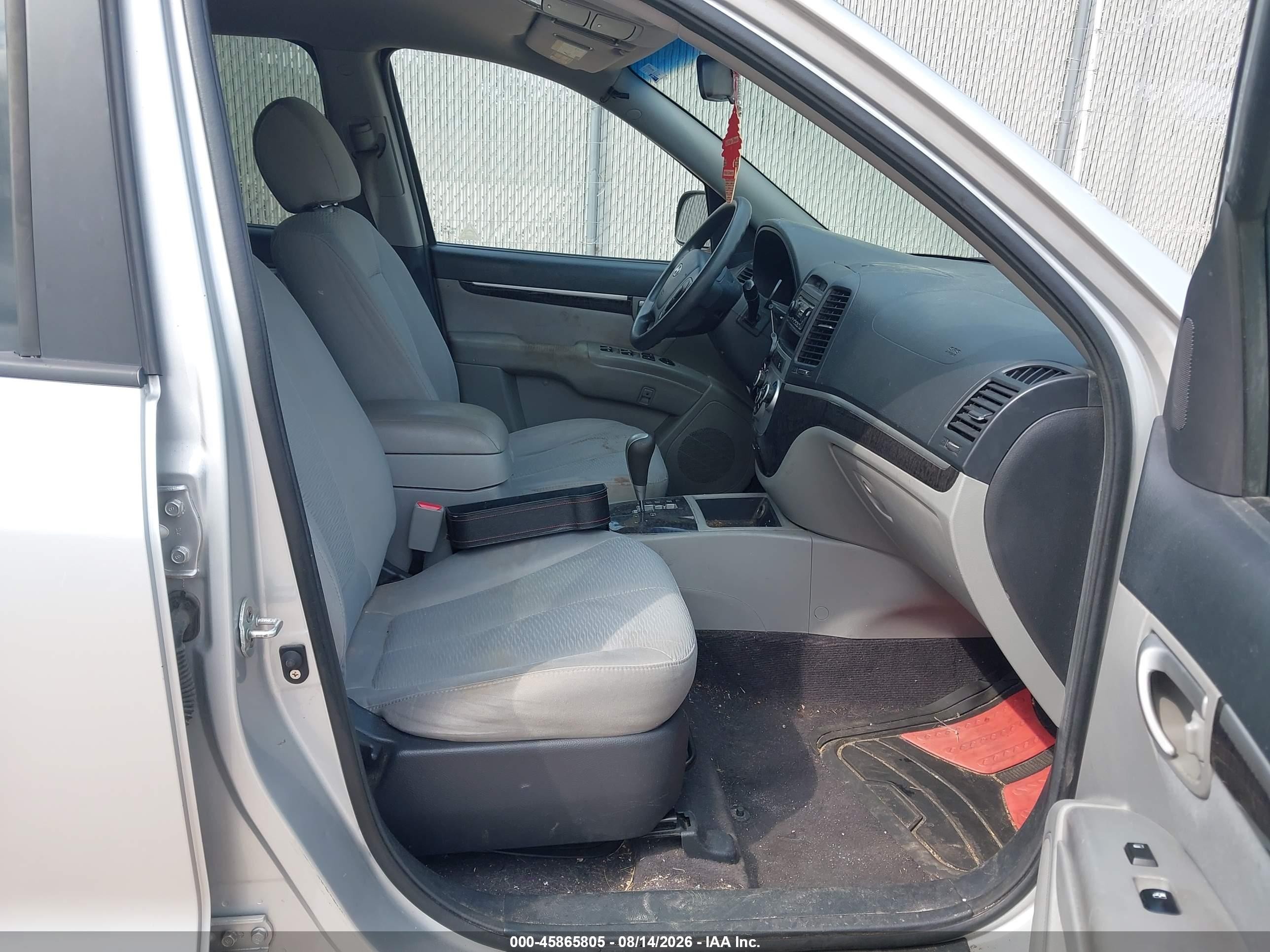 2009 Hyundai Santa Fe Gls Silver vin: 5NMSG13D89H249474