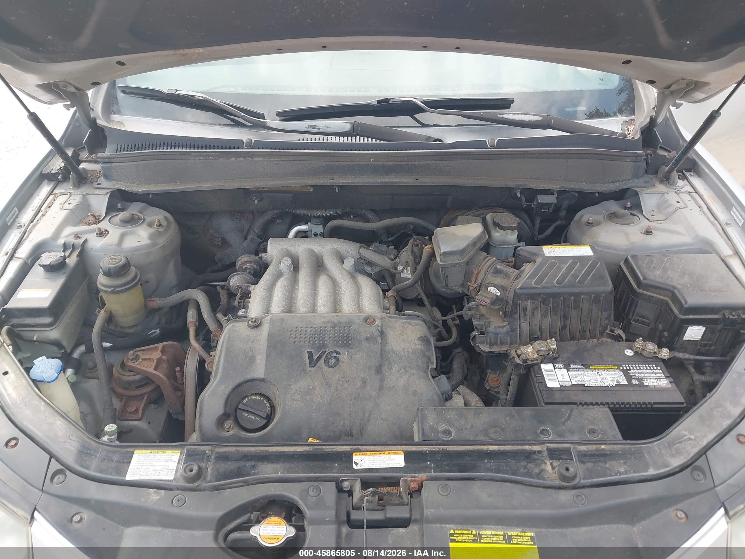 2009 Hyundai Santa Fe Gls Silver vin: 5NMSG13D89H249474