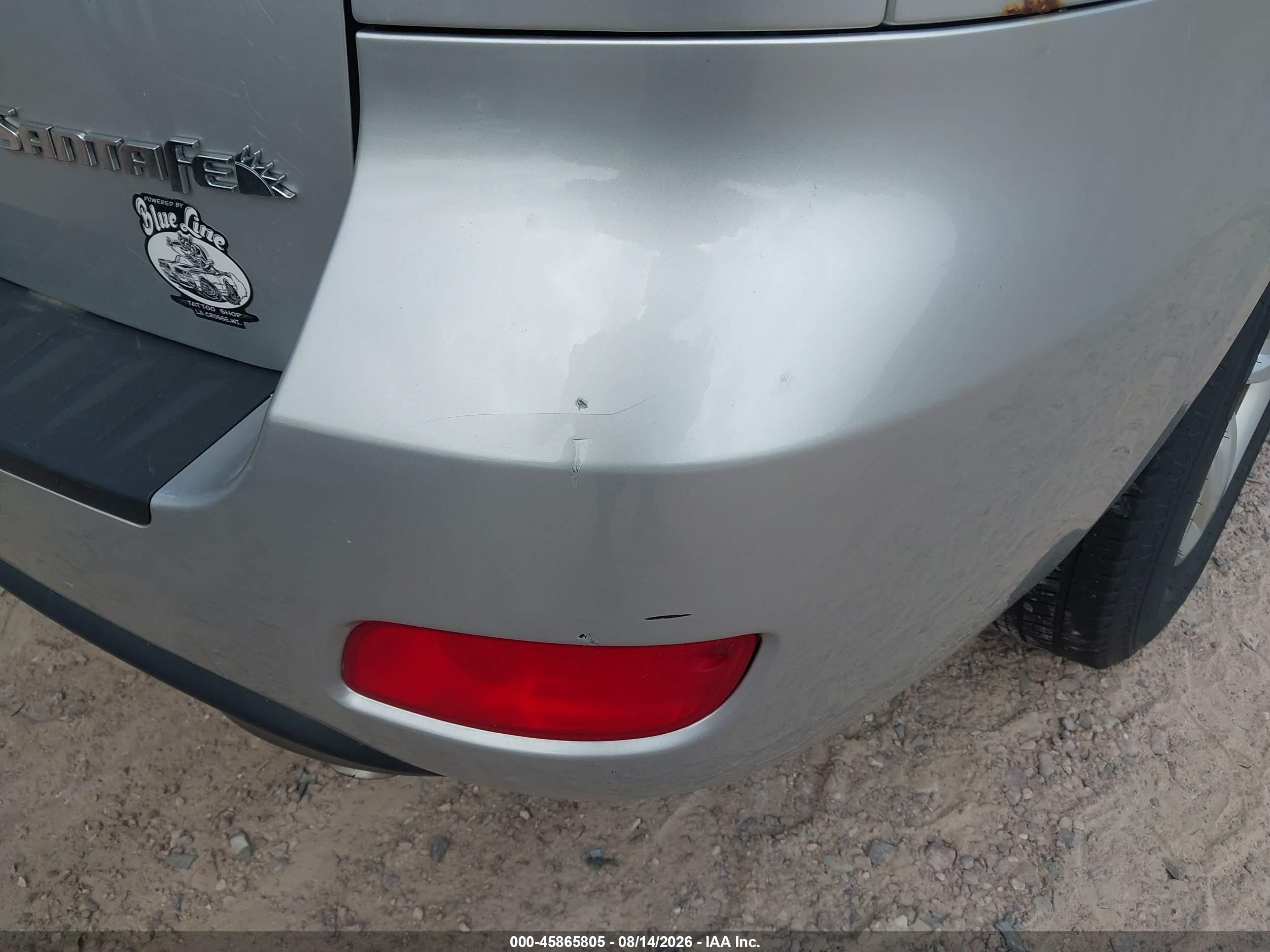 2009 Hyundai Santa Fe Gls Silver vin: 5NMSG13D89H249474
