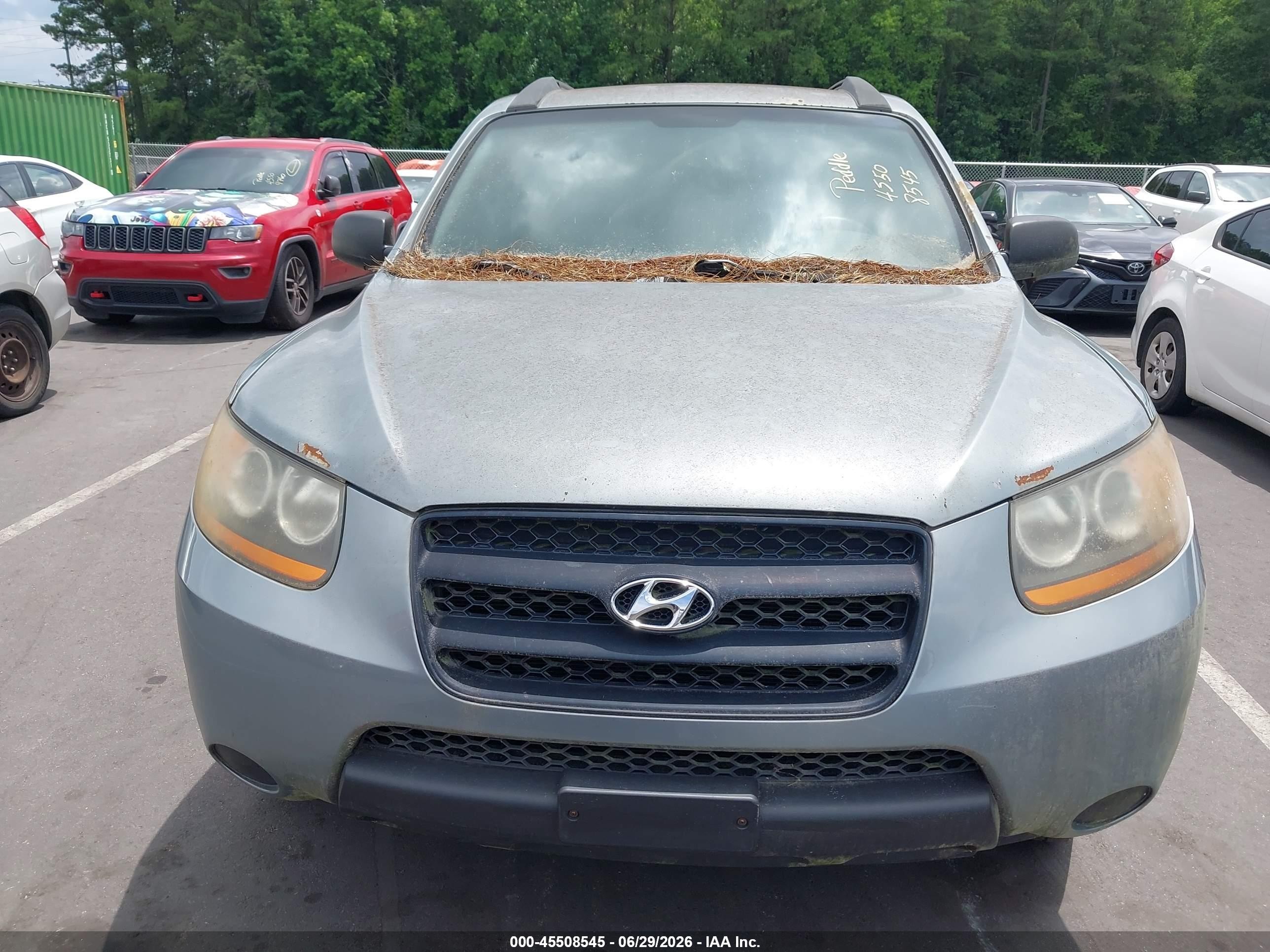 2009 Hyundai Santa Fe Gls Gray vin: 5NMSG13D89H252147